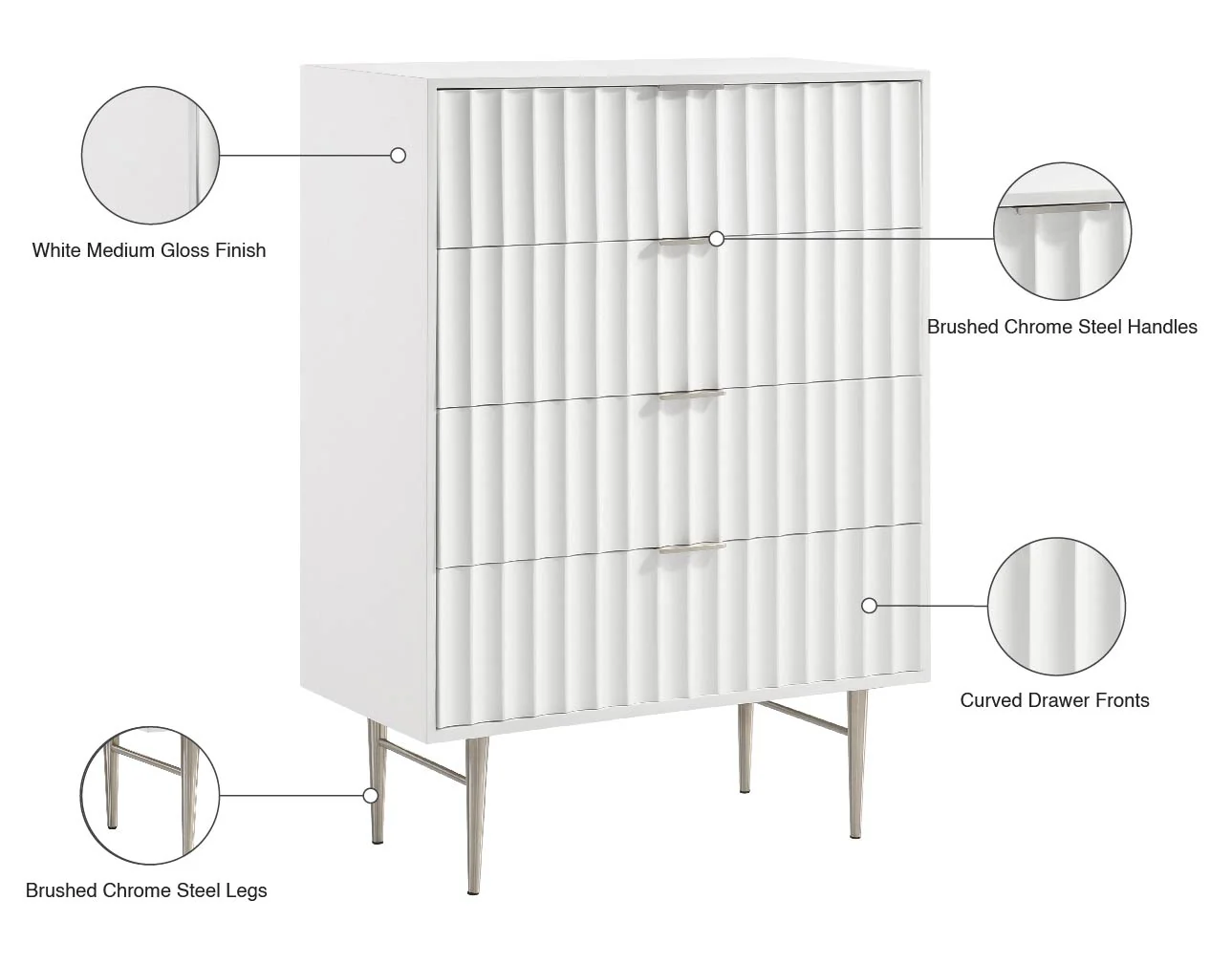 Akoya White Gloss Chest CH - Image 21