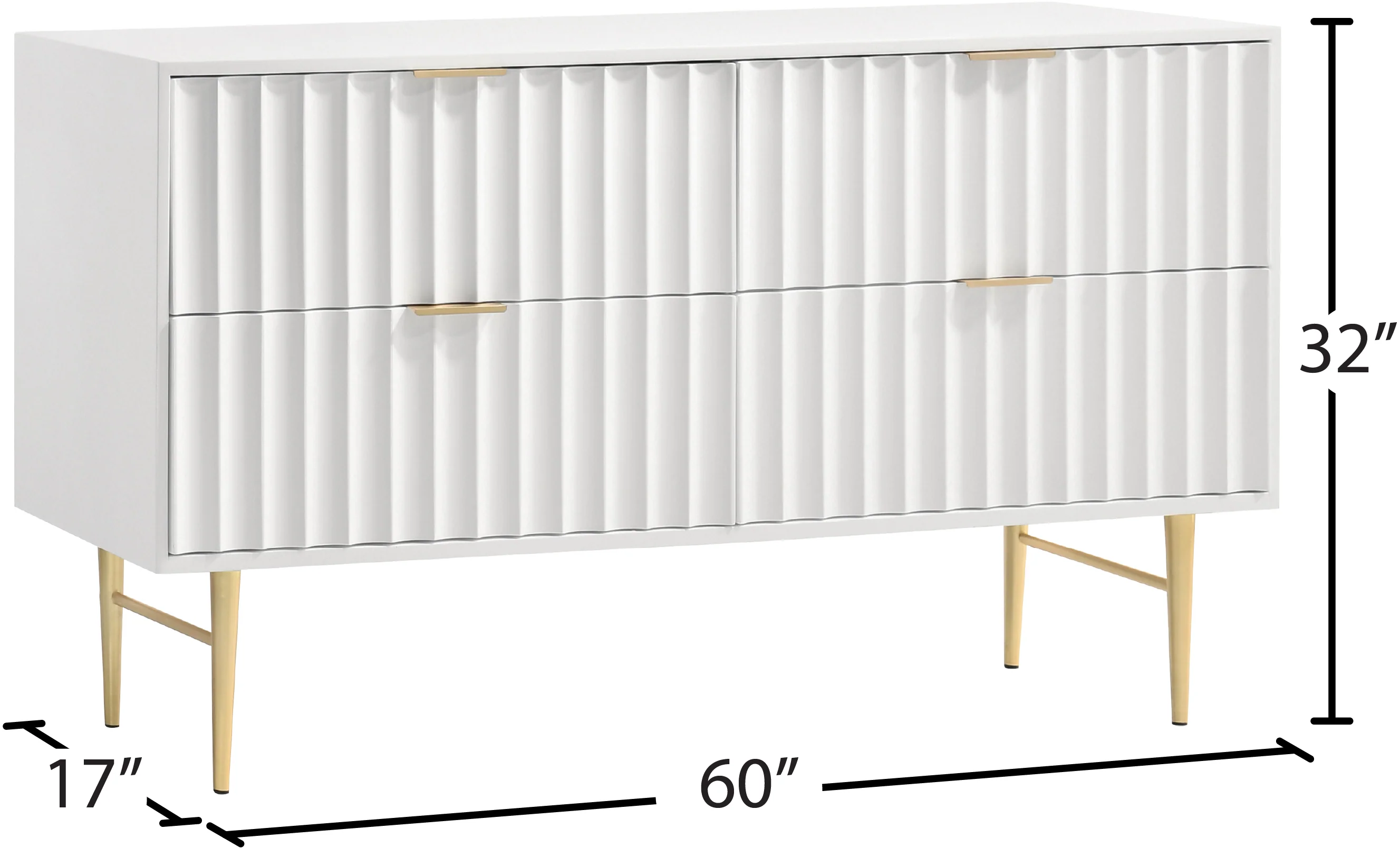 Akoya White Gloss Dresser D - Image 13