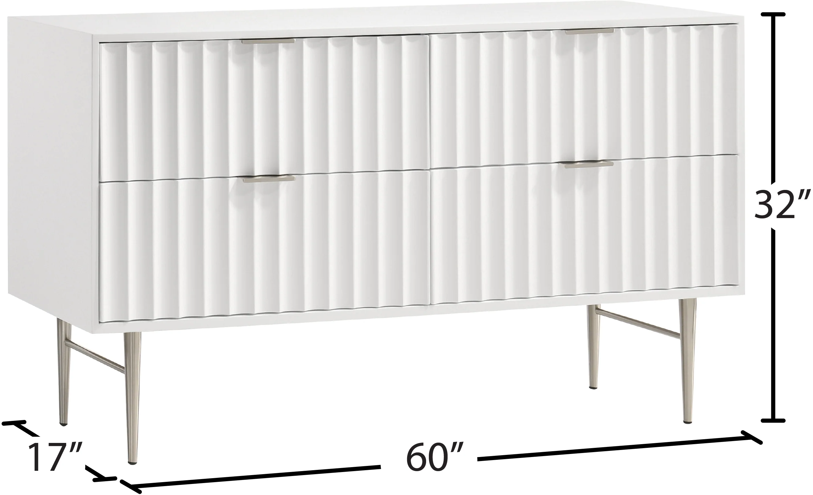 Akoya White Gloss Dresser D - Image 26