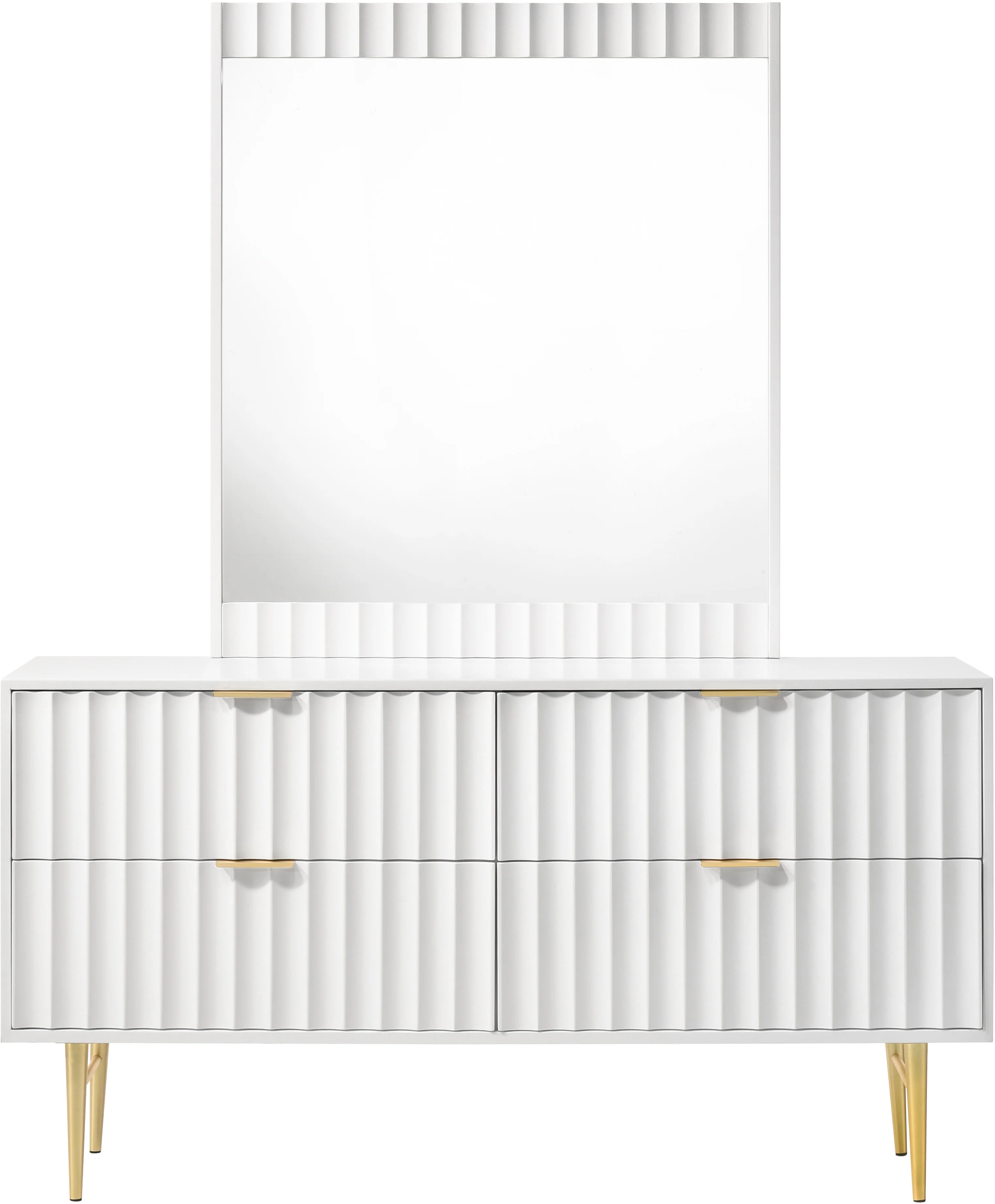 Akoya White Gloss Dresser D - Image 4