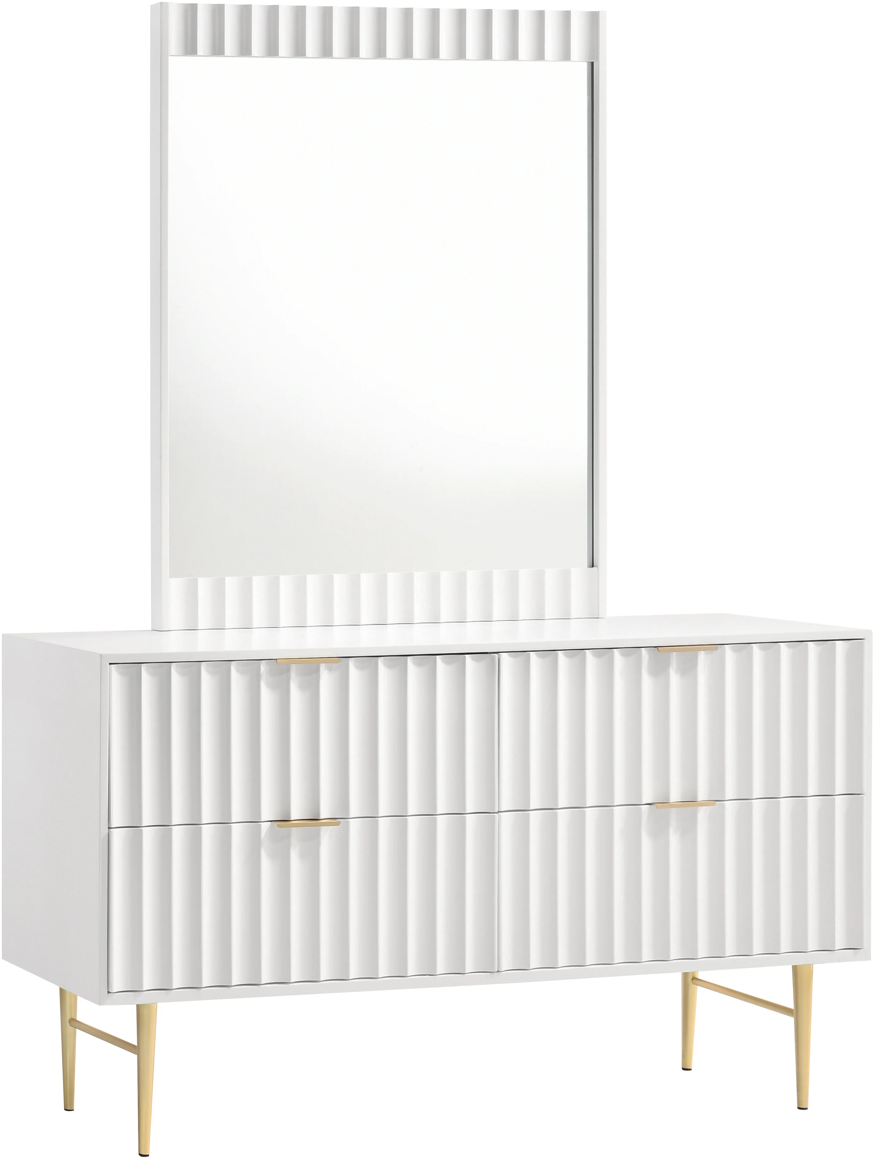 Akoya White Gloss Dresser D - Image 5