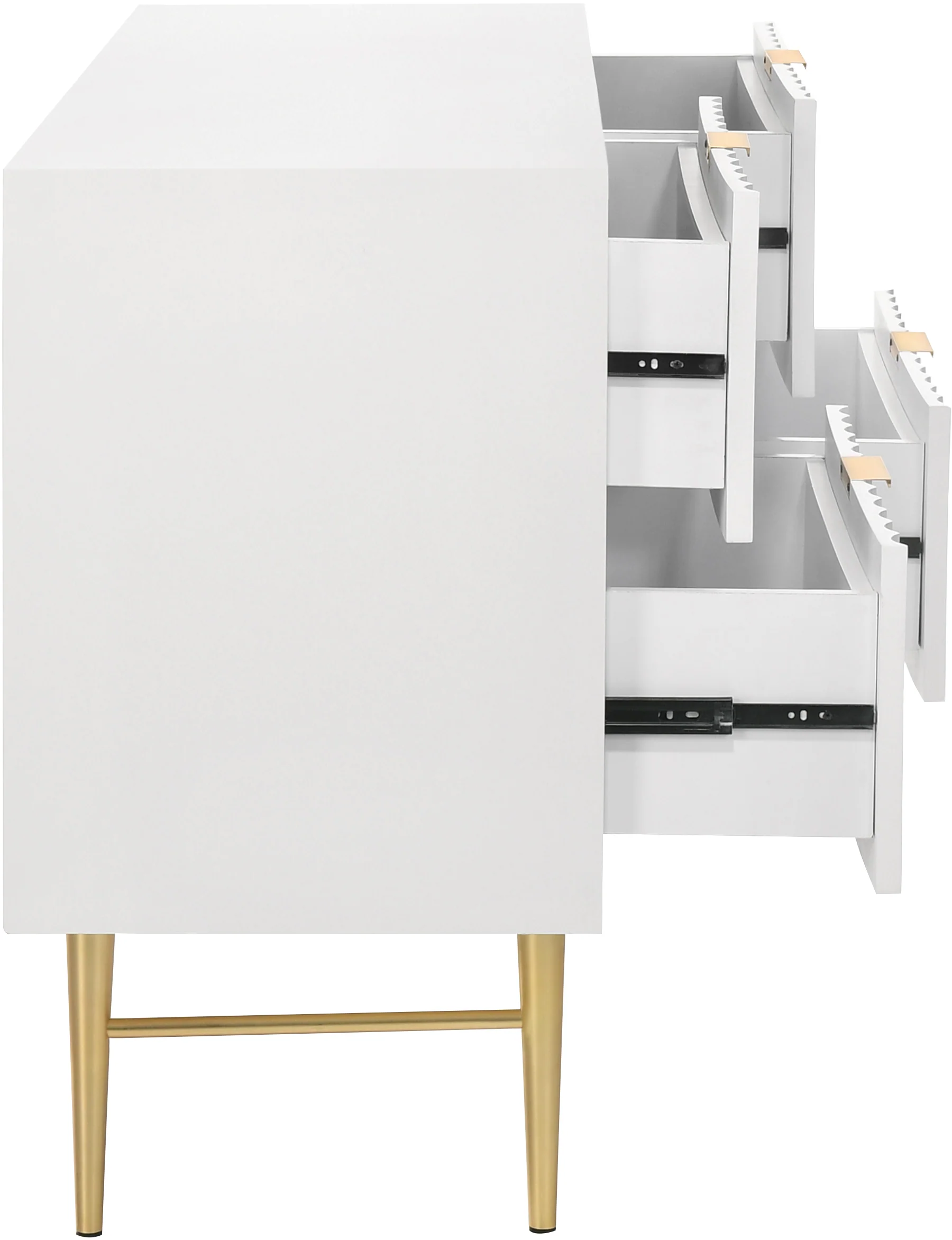 Akoya White Gloss Dresser D - Image 6