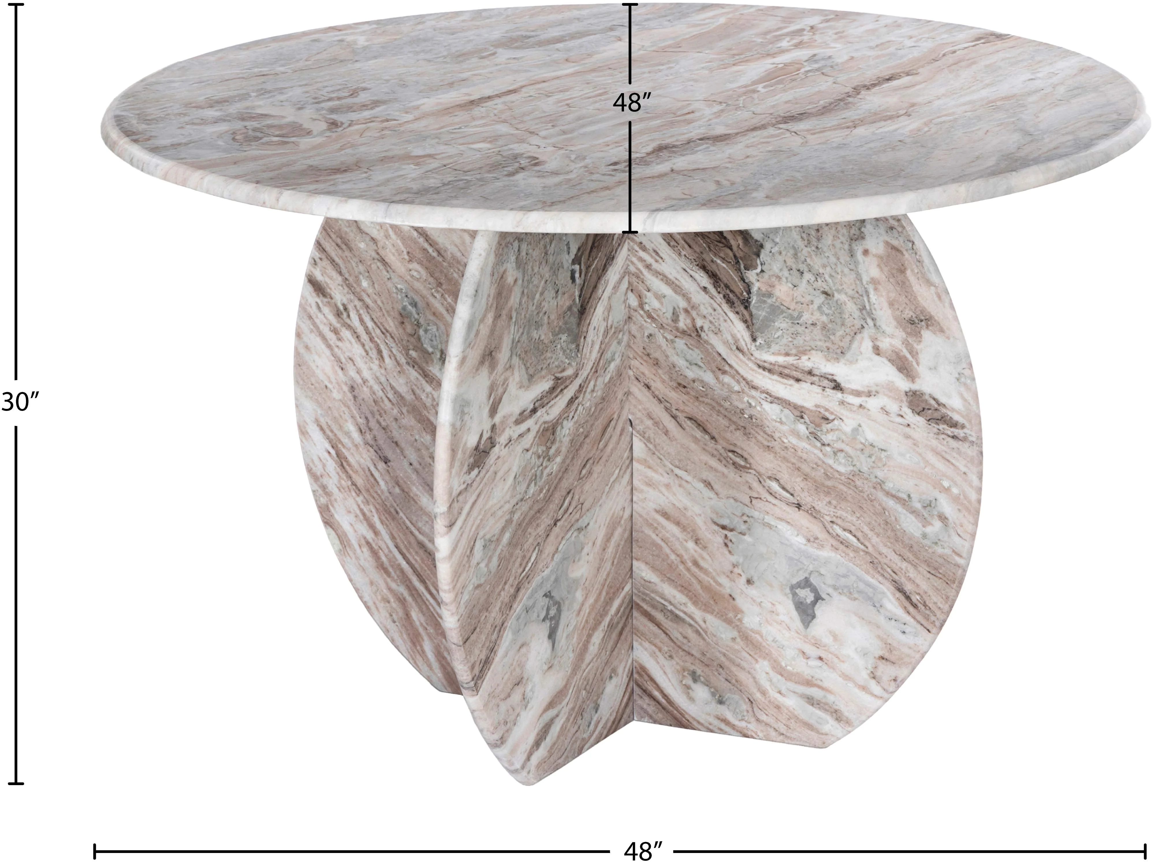 Ashton Brown Dining Table DT48 - Image 13