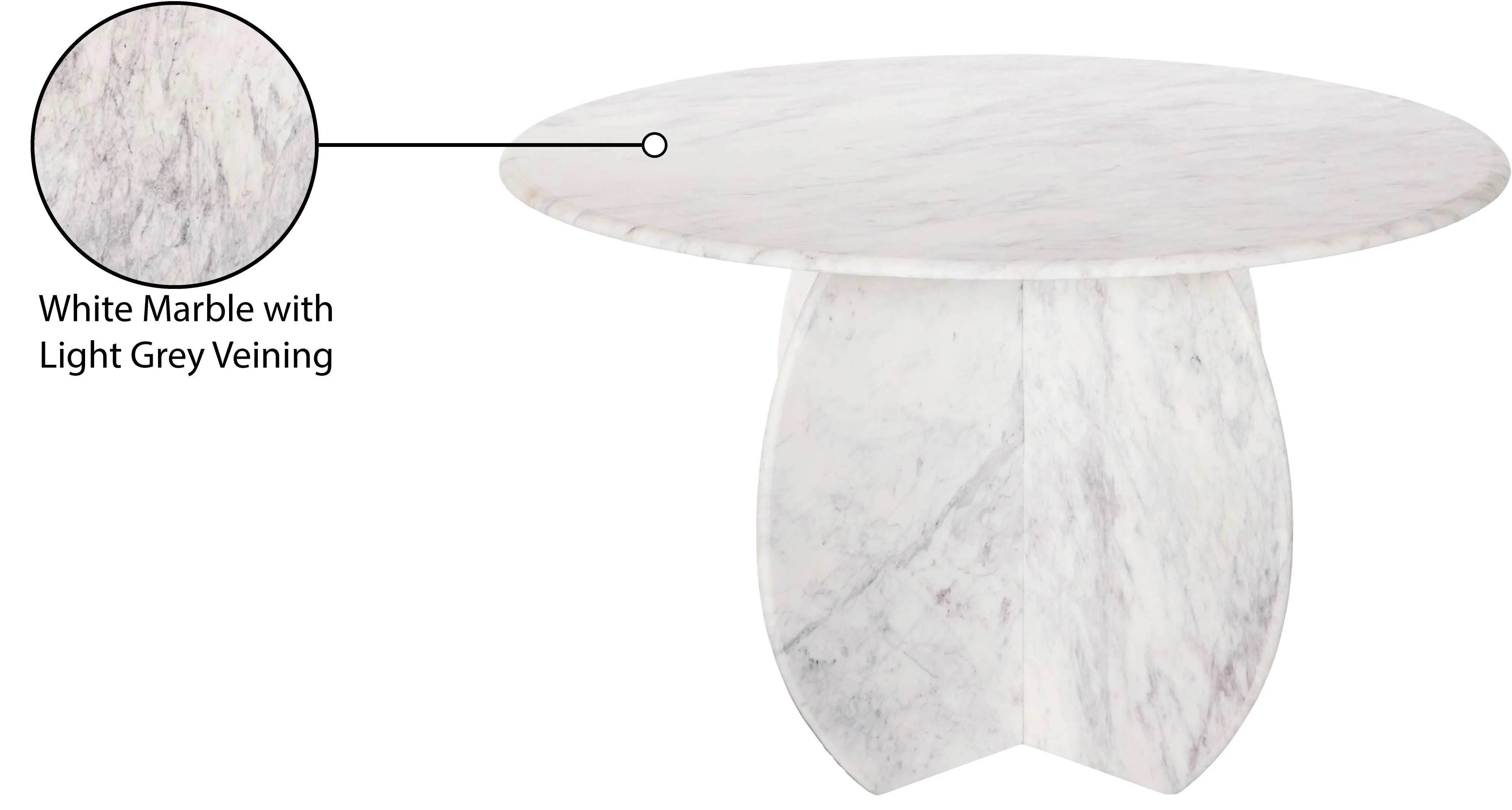 Ashton White Dining Table DT48 - Image 11