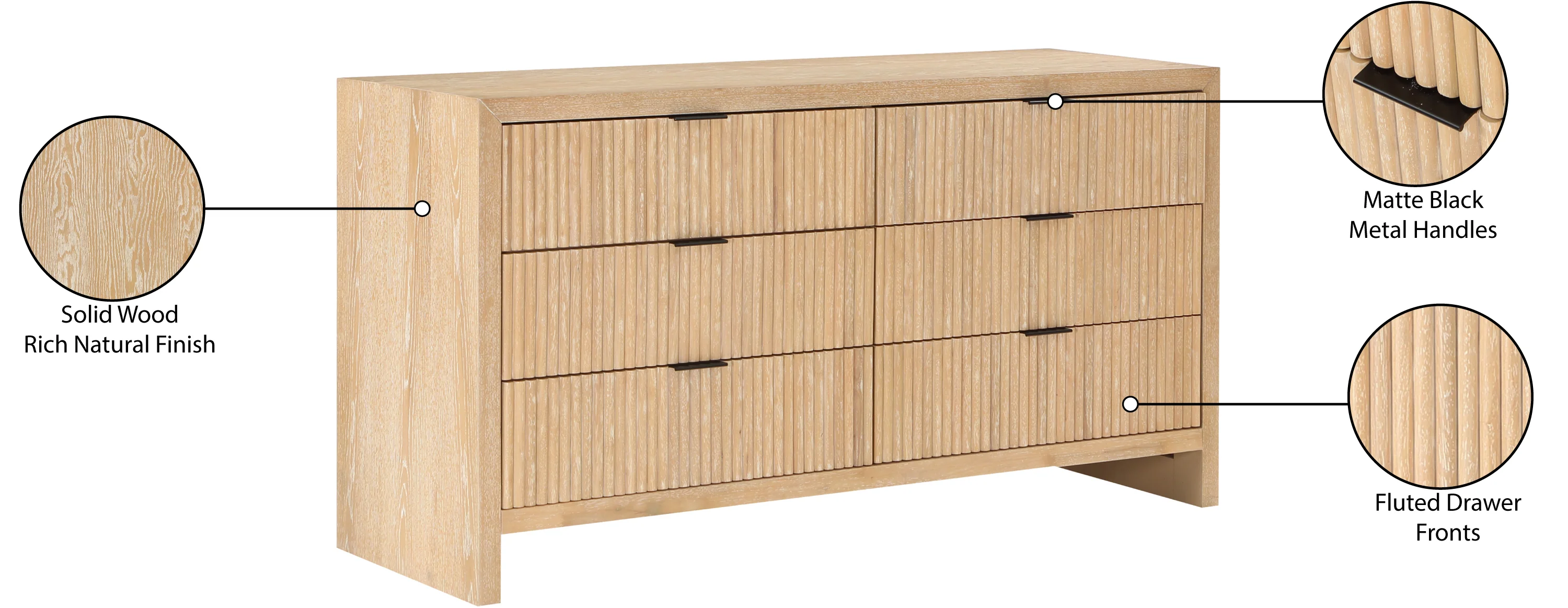 Athena Natural Dresser D - Image 8