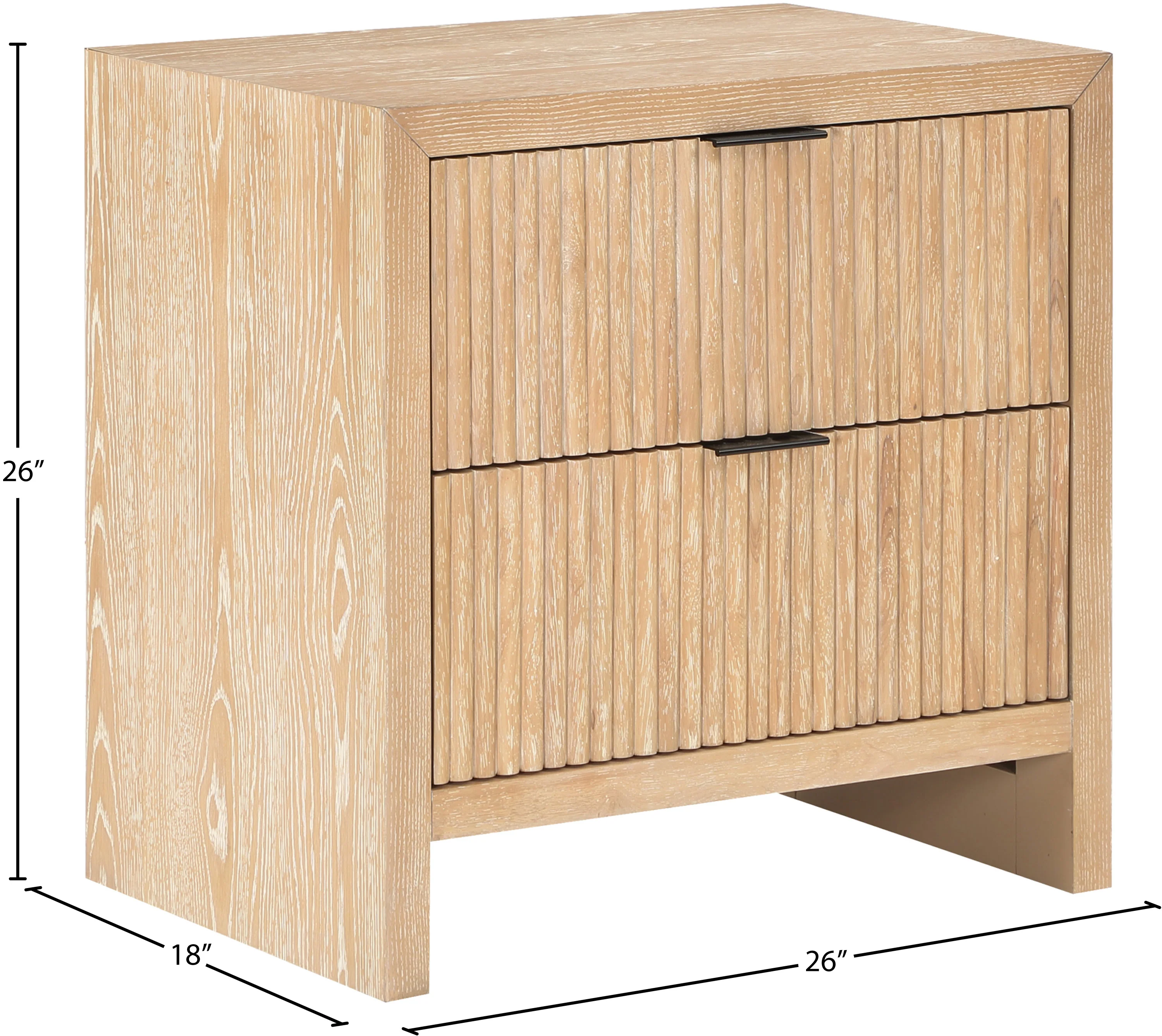 Athena Natural Night Stand NS - Image 10