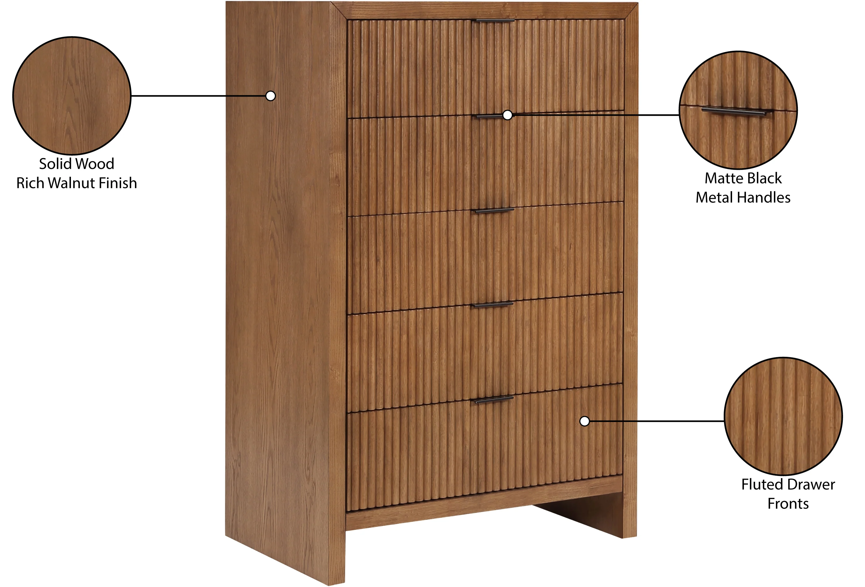 Athena Walnut Chest CH - Image 9