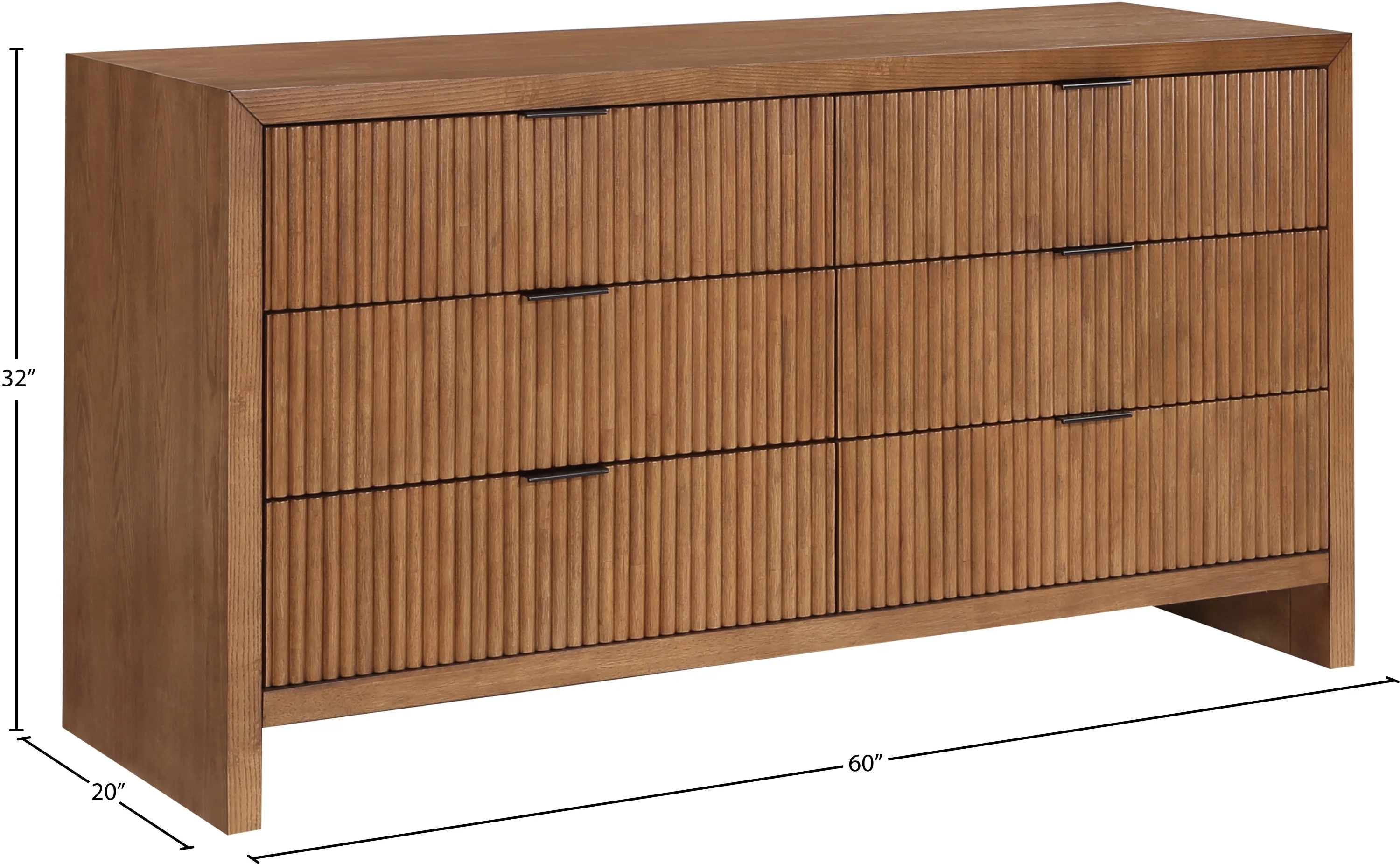 Athena Walnut Dresser D - Image 12