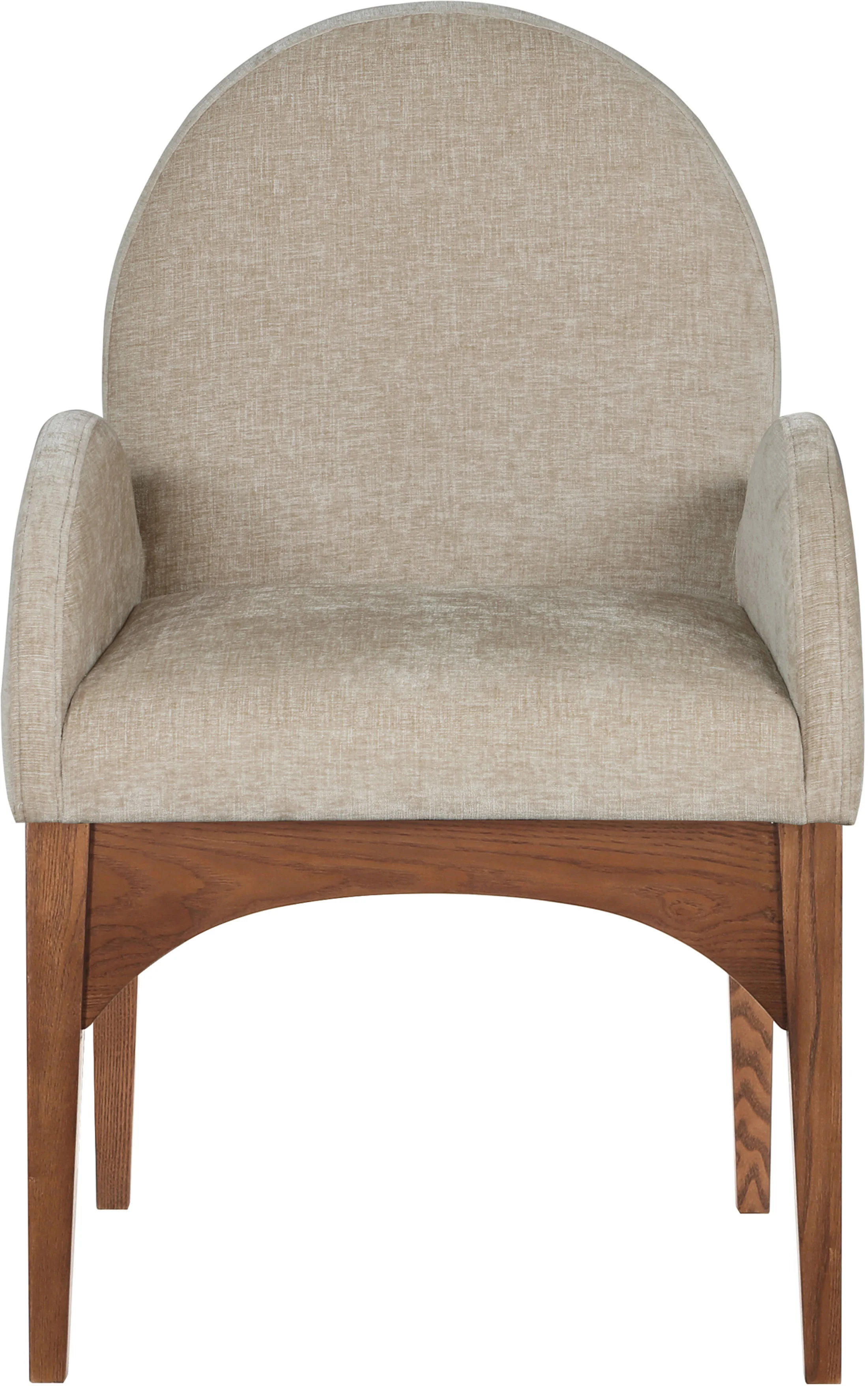 Brielle Beige Chenille Fabric Dining Chair AC - Image 14