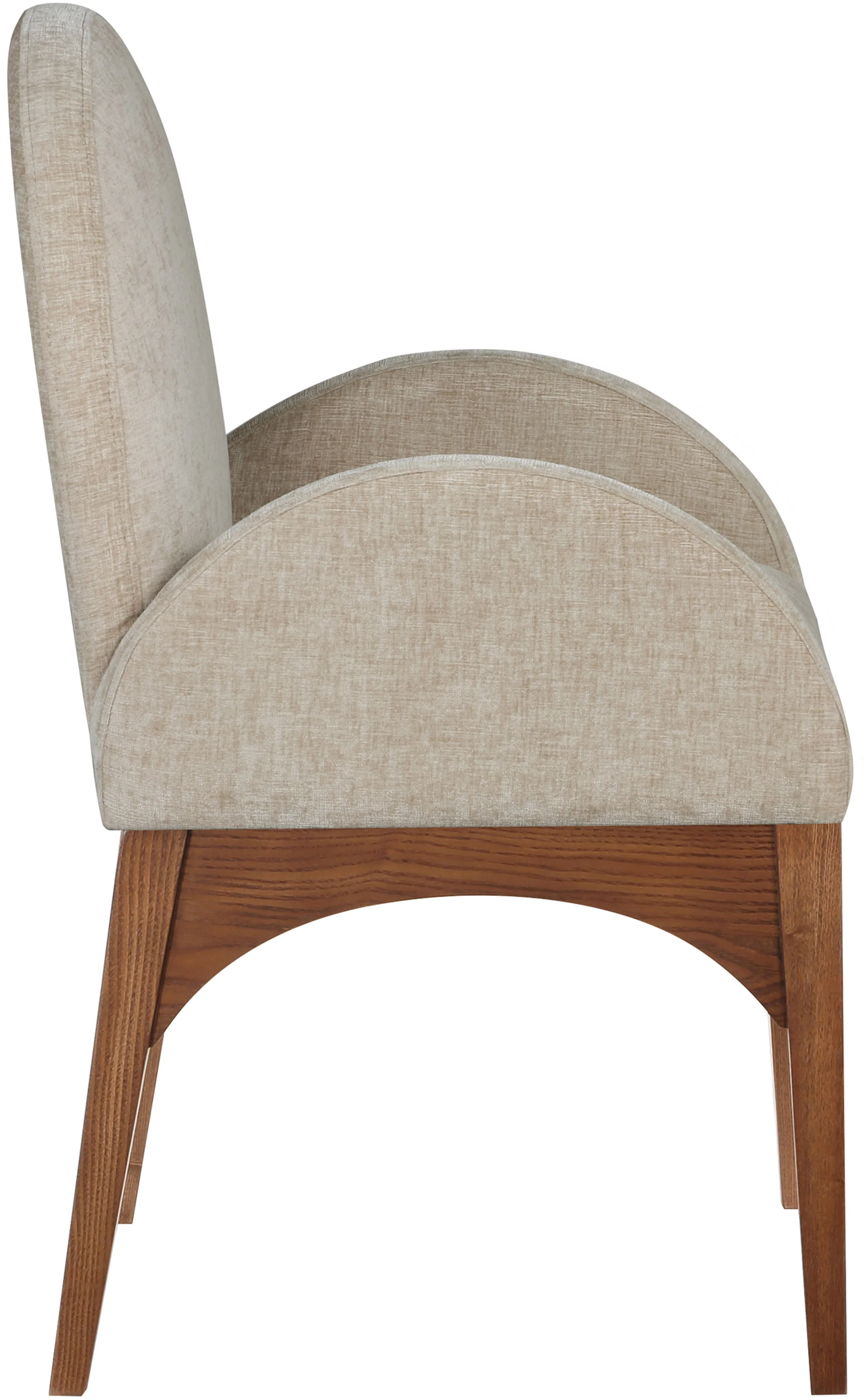 Brielle Beige Chenille Fabric Dining Chair AC - Image 15