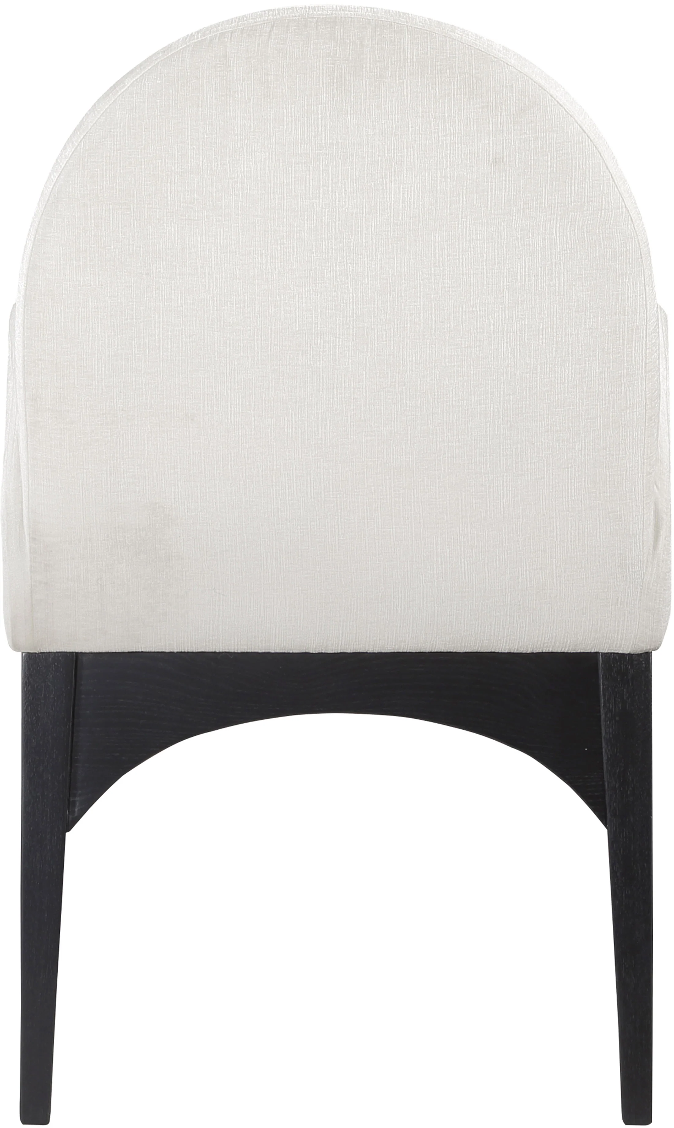 Brielle Cream Chenille Fabric Dining Chair AC - Image 12