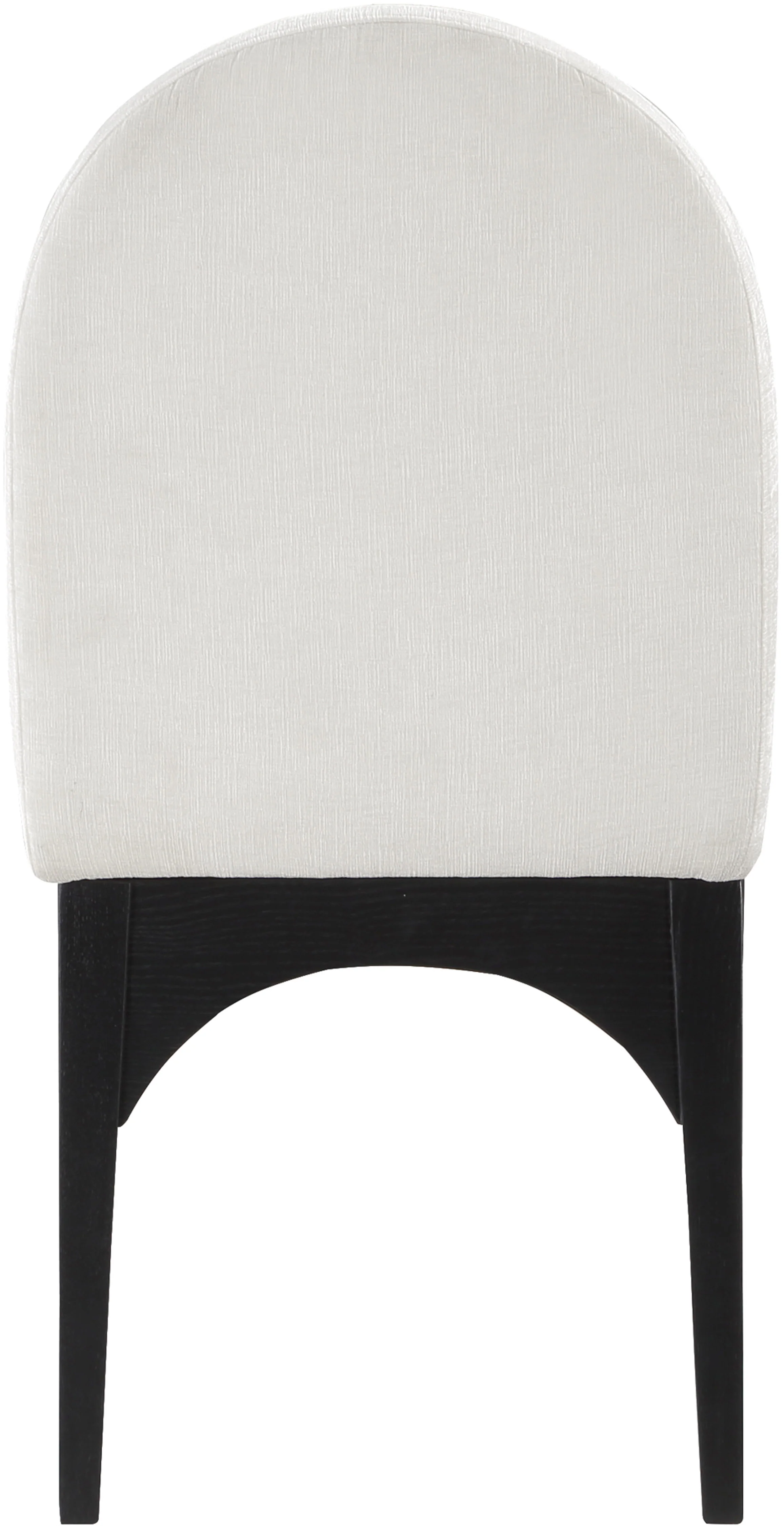 Brielle Cream Chenille Fabric Dining Chair SC - Image 12