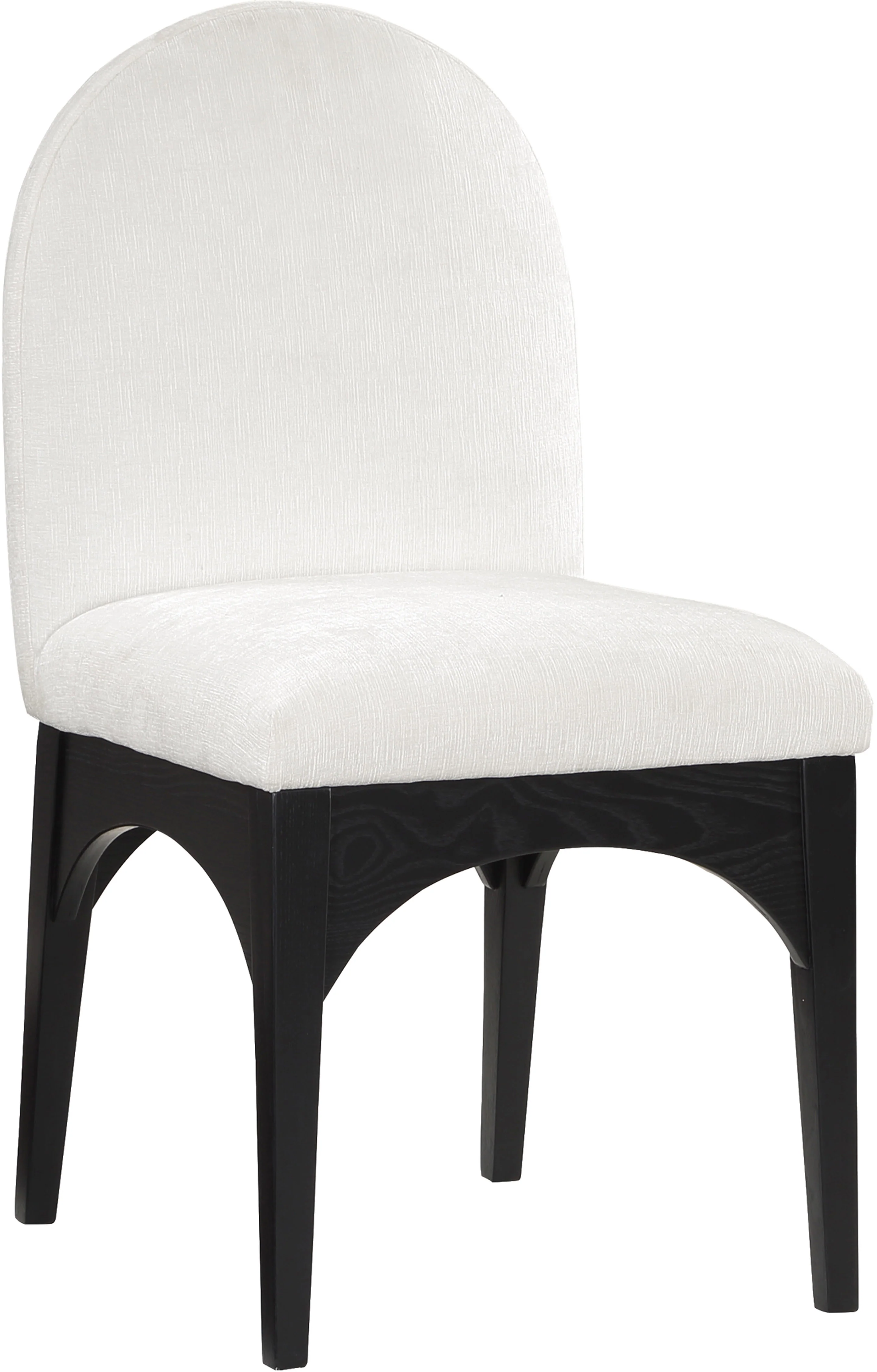Brielle Cream Chenille Fabric Dining Chair SC - Image 13