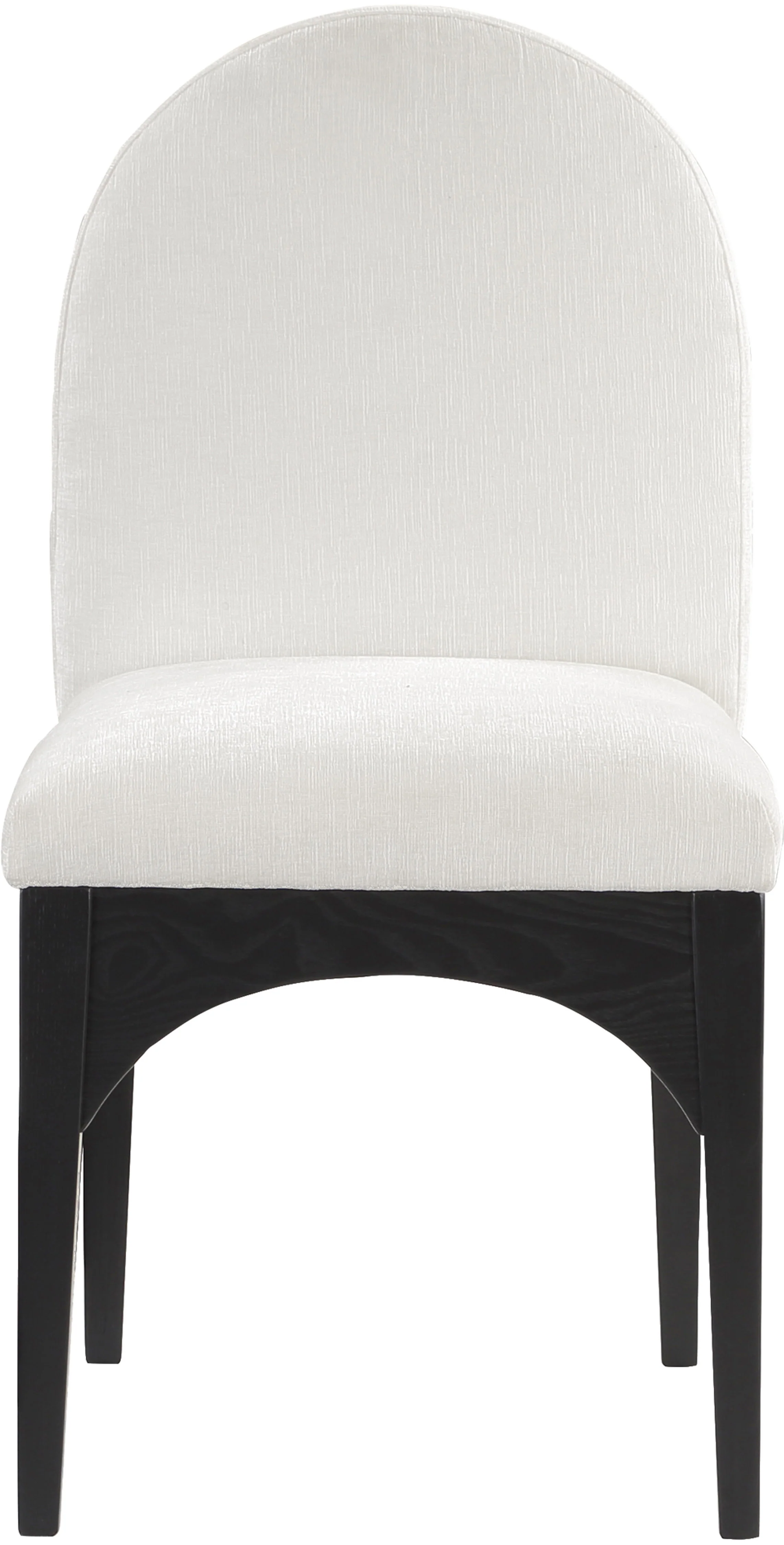 Brielle Cream Chenille Fabric Dining Chair SC - Image 14
