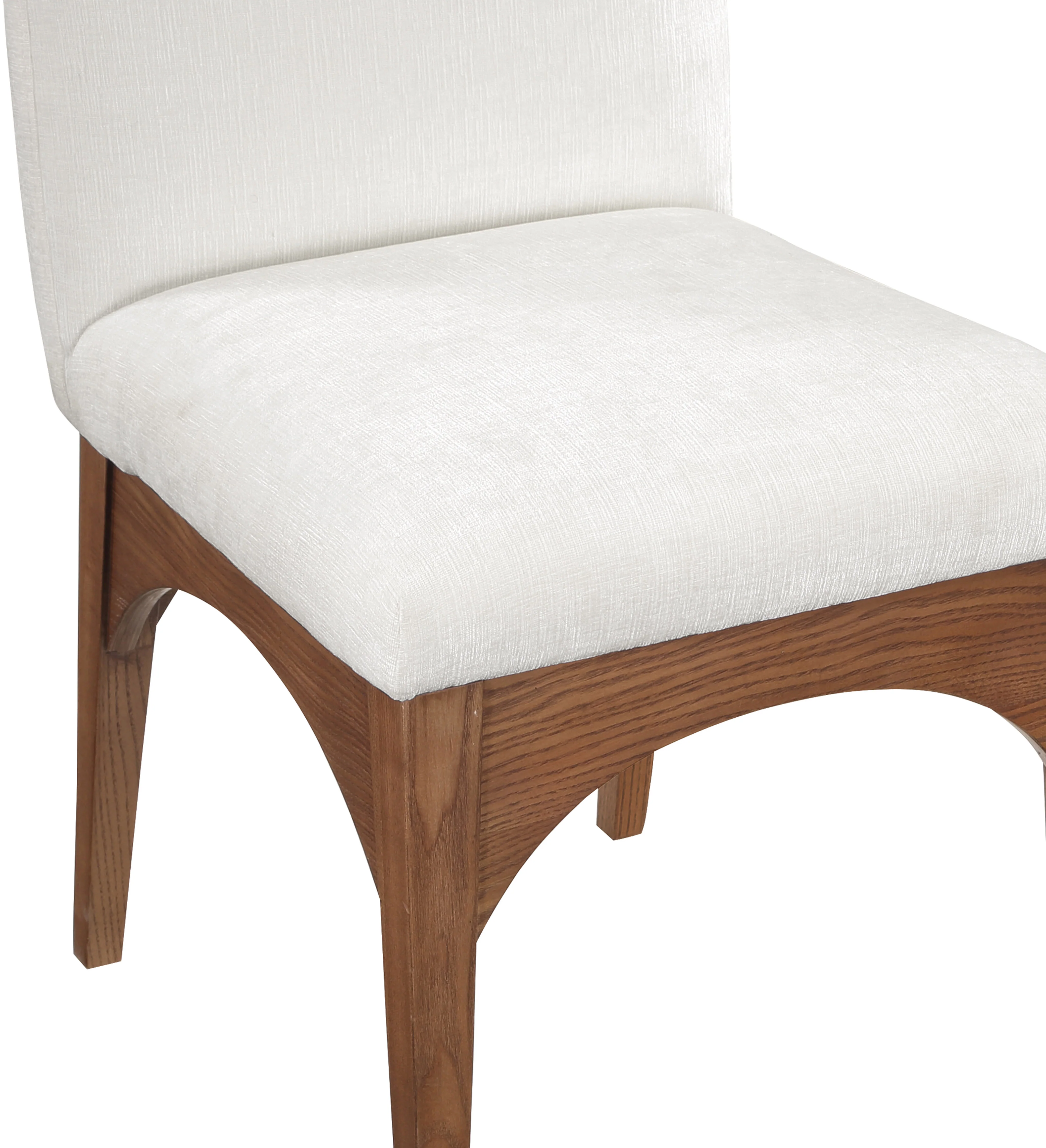 Brielle Cream Chenille Fabric Dining Chair SC - Image 26