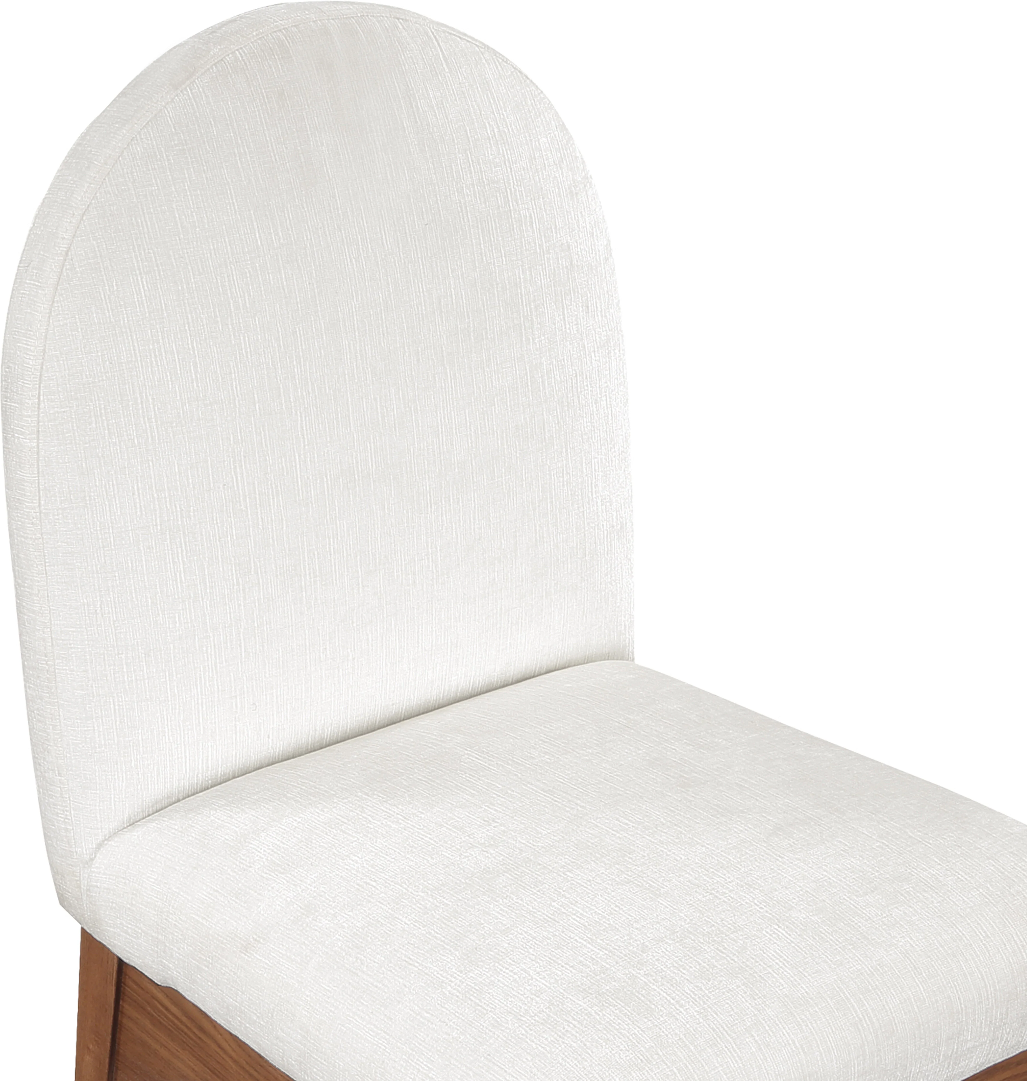 Brielle Cream Chenille Fabric Dining Chair SC - Image 27