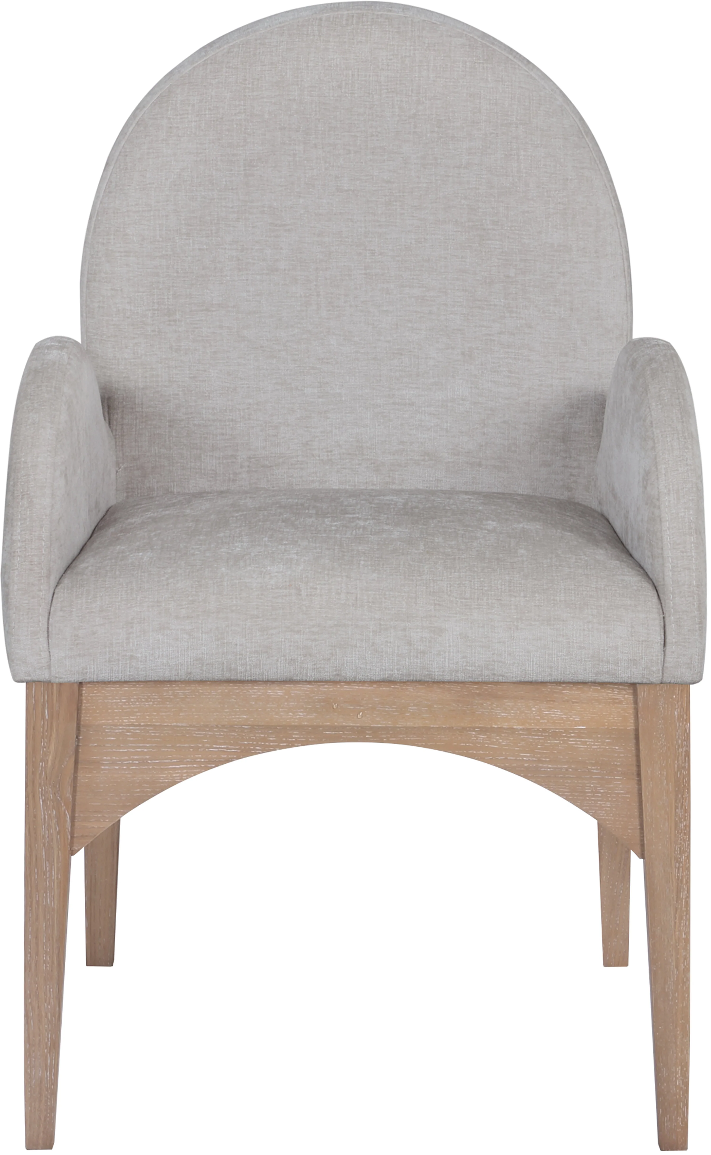 Brielle Grey Chenille Fabric Dining Chair AC - Image 4