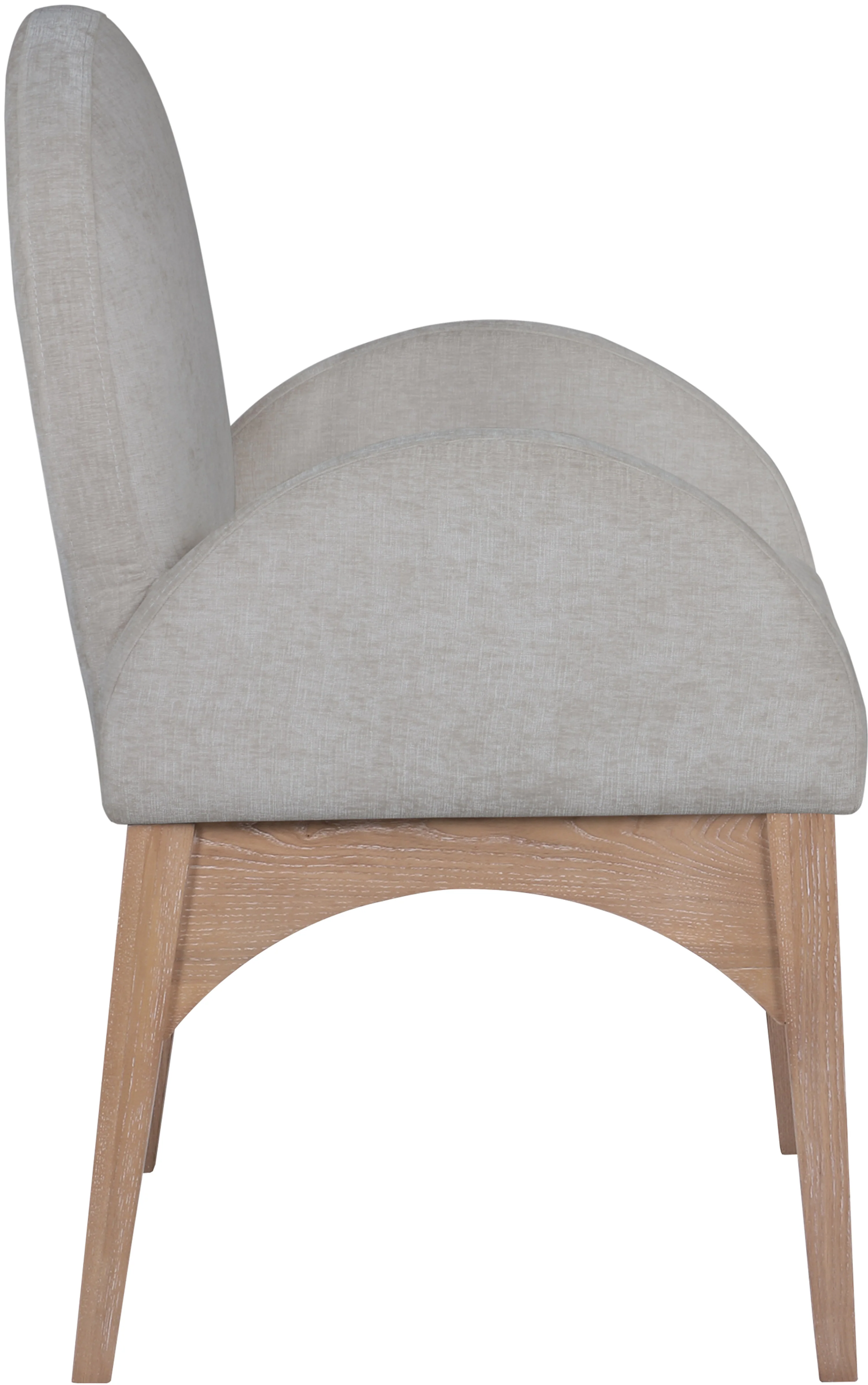 Brielle Grey Chenille Fabric Dining Chair AC - Image 5