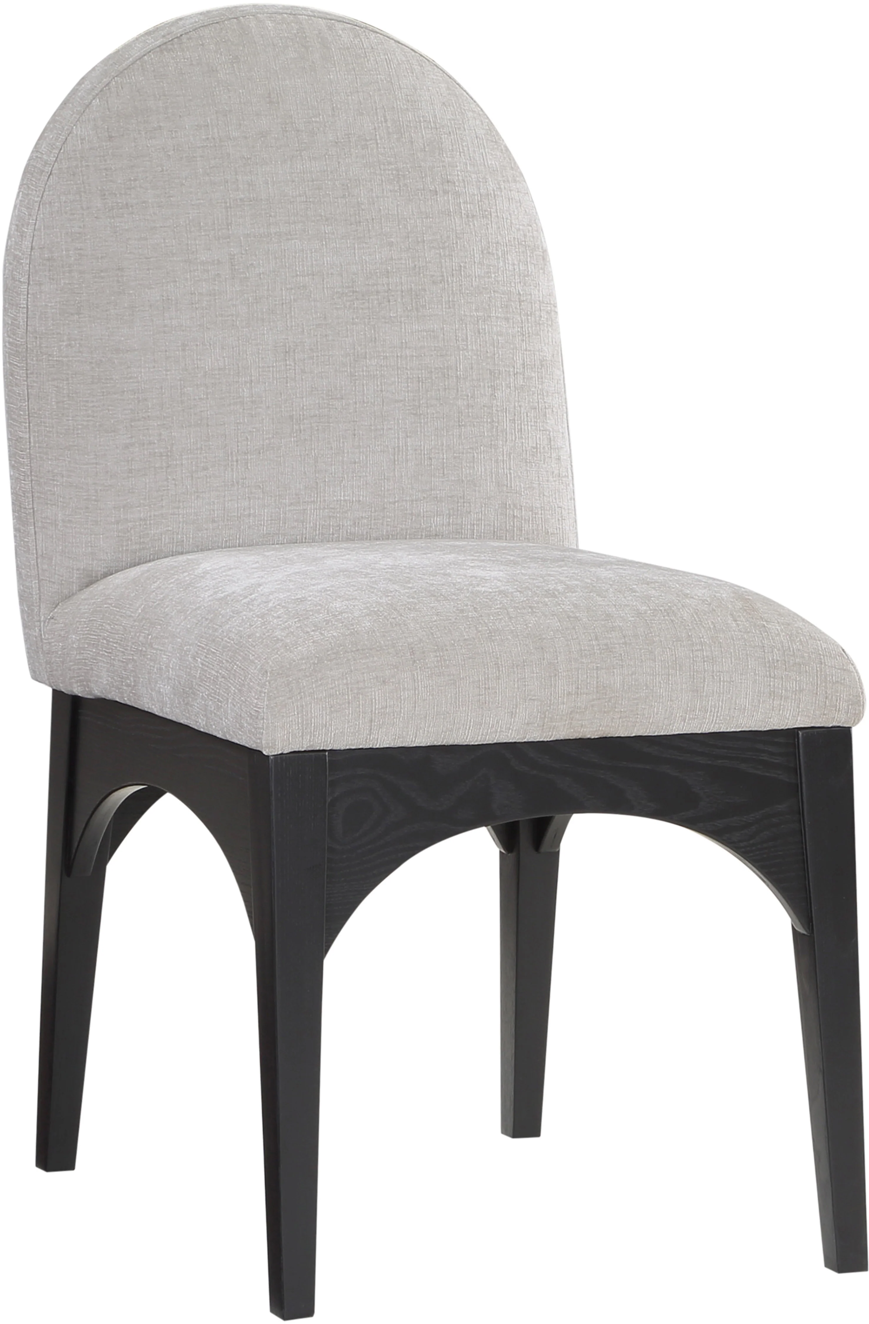 Brielle Grey Chenille Fabric Dining Chair SC - Image 13