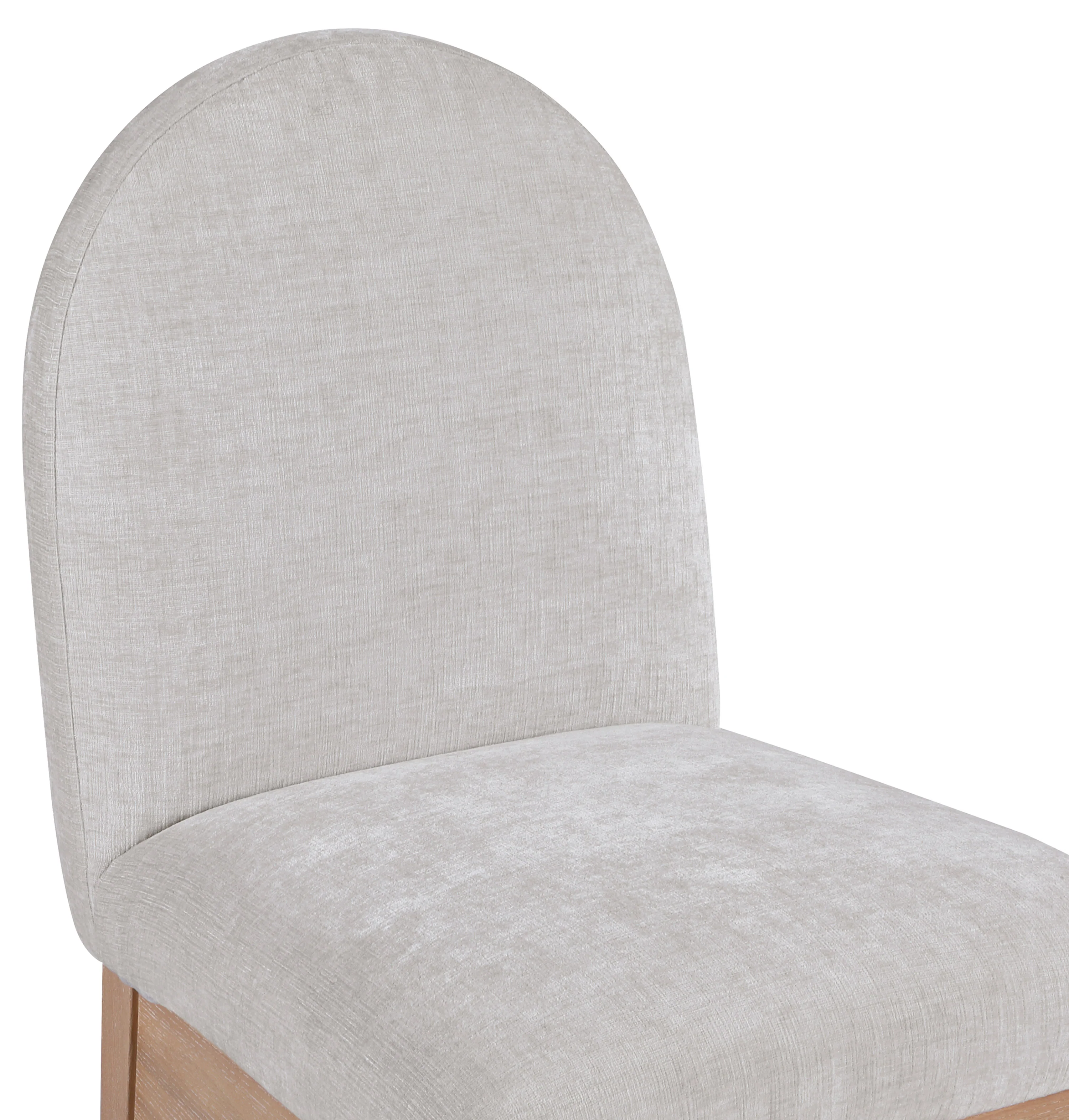 Brielle Grey Chenille Fabric Dining Chair SC - Image 6