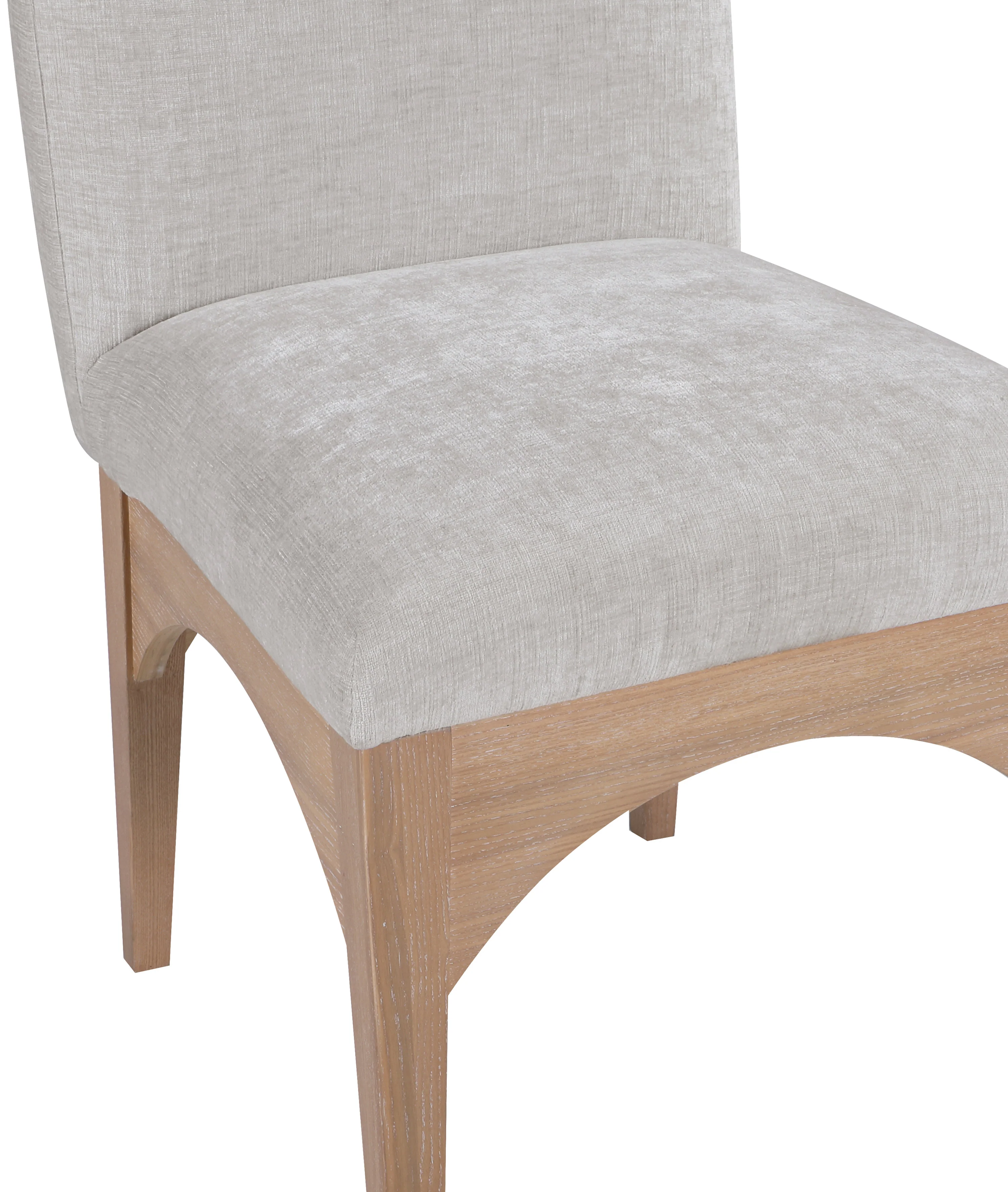 Brielle Grey Chenille Fabric Dining Chair SC - Image 7