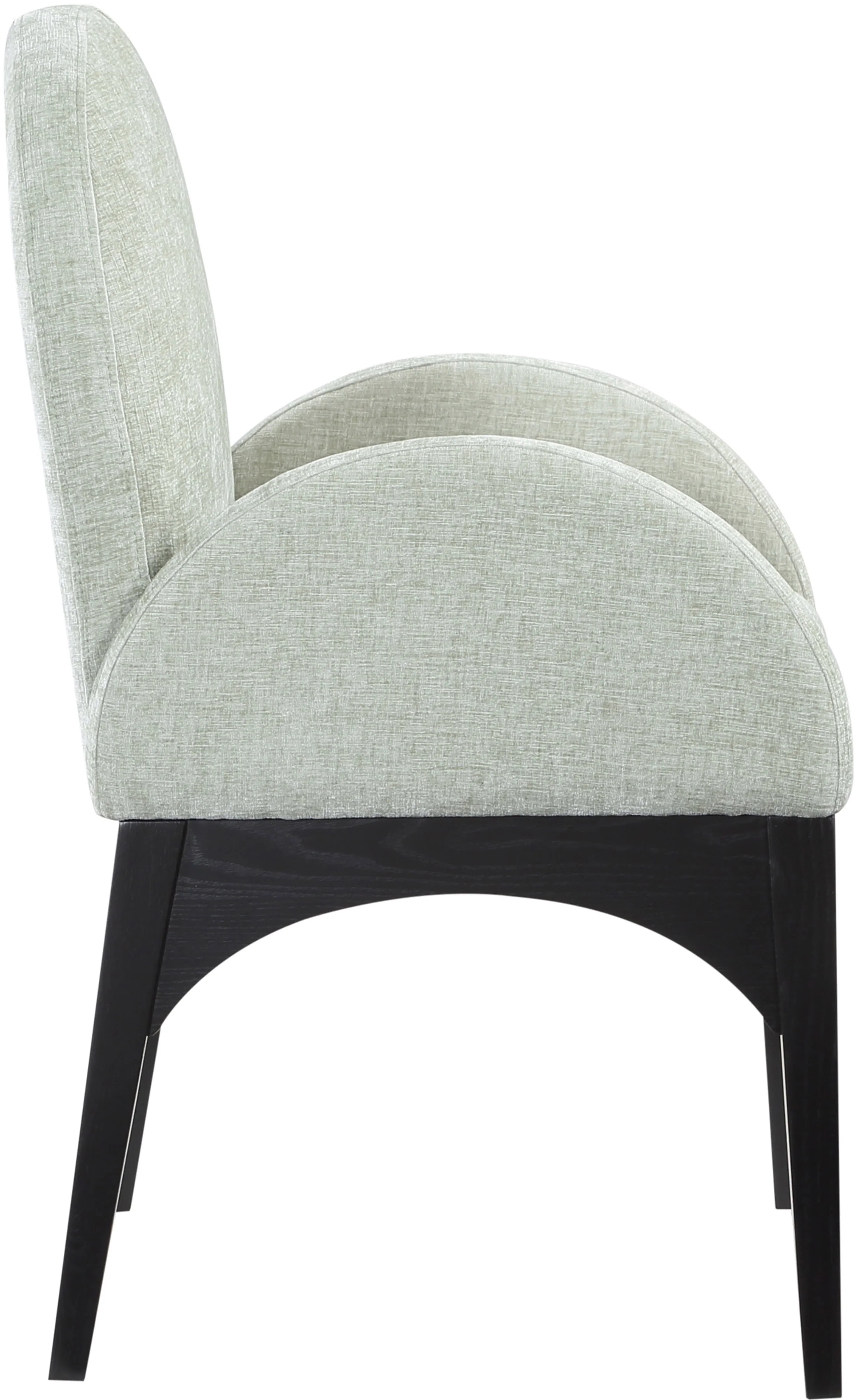 Brielle Mint Chenille Fabric Dining Chair AC - Image 15