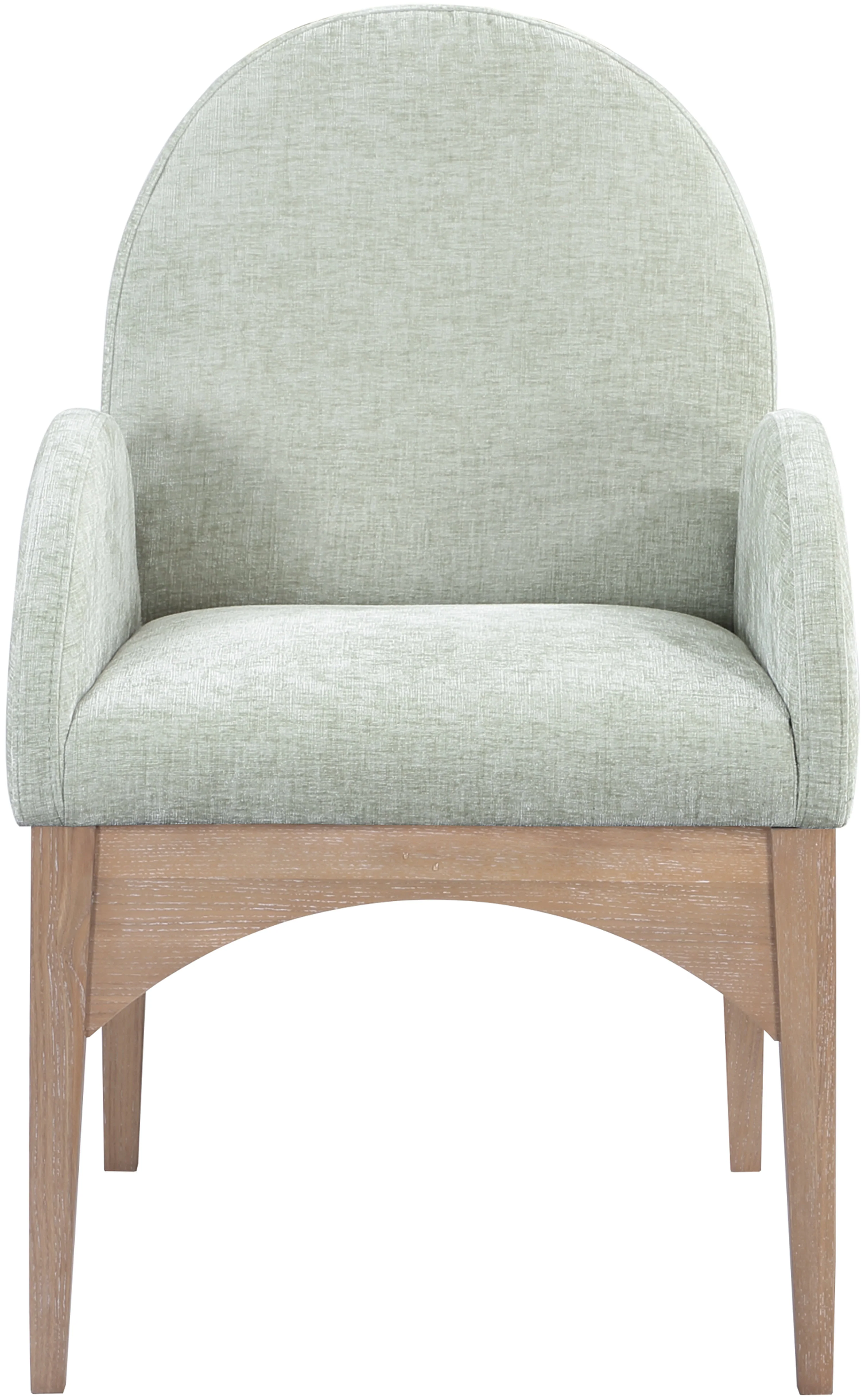 Brielle Mint Chenille Fabric Dining Chair AC - Image 4