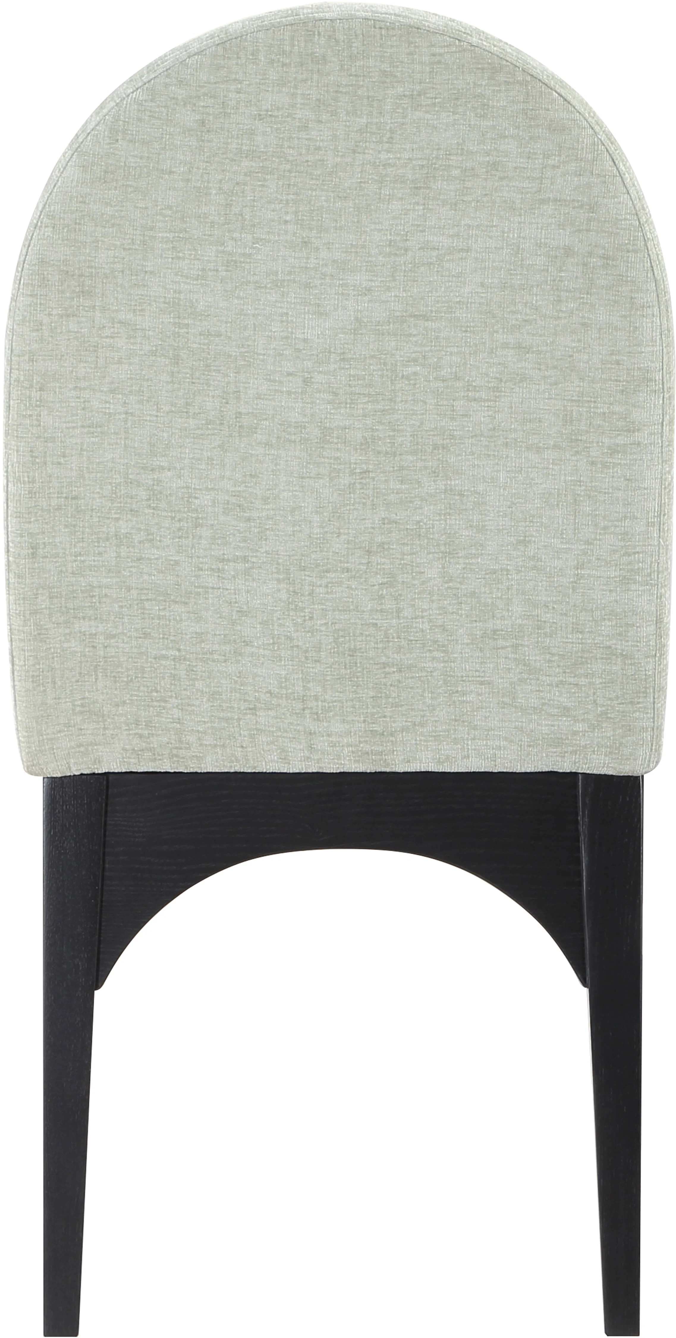 Brielle Mint Chenille Fabric Dining Chair SC - Image 12