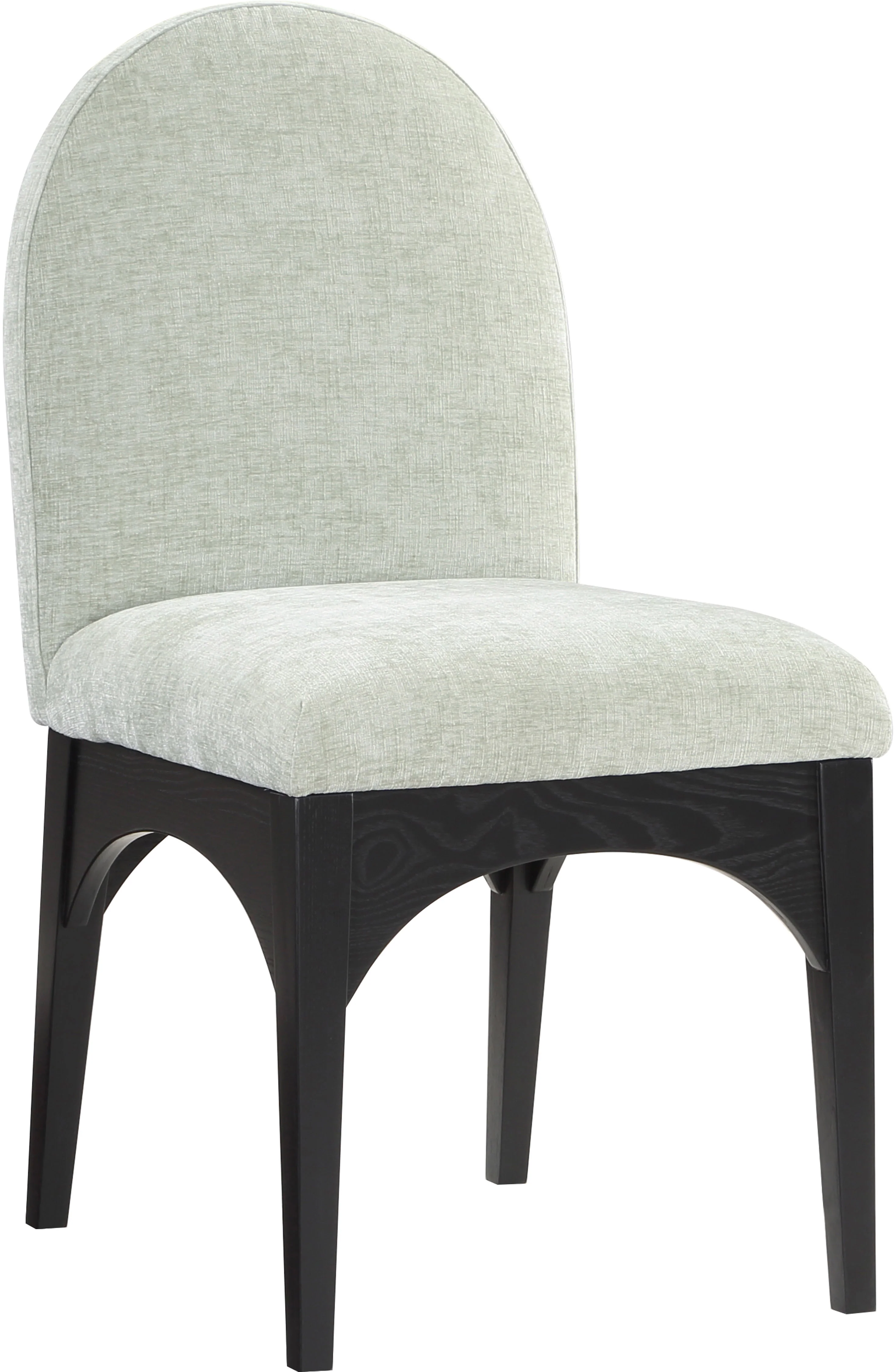 Brielle Mint Chenille Fabric Dining Chair SC - Image 13