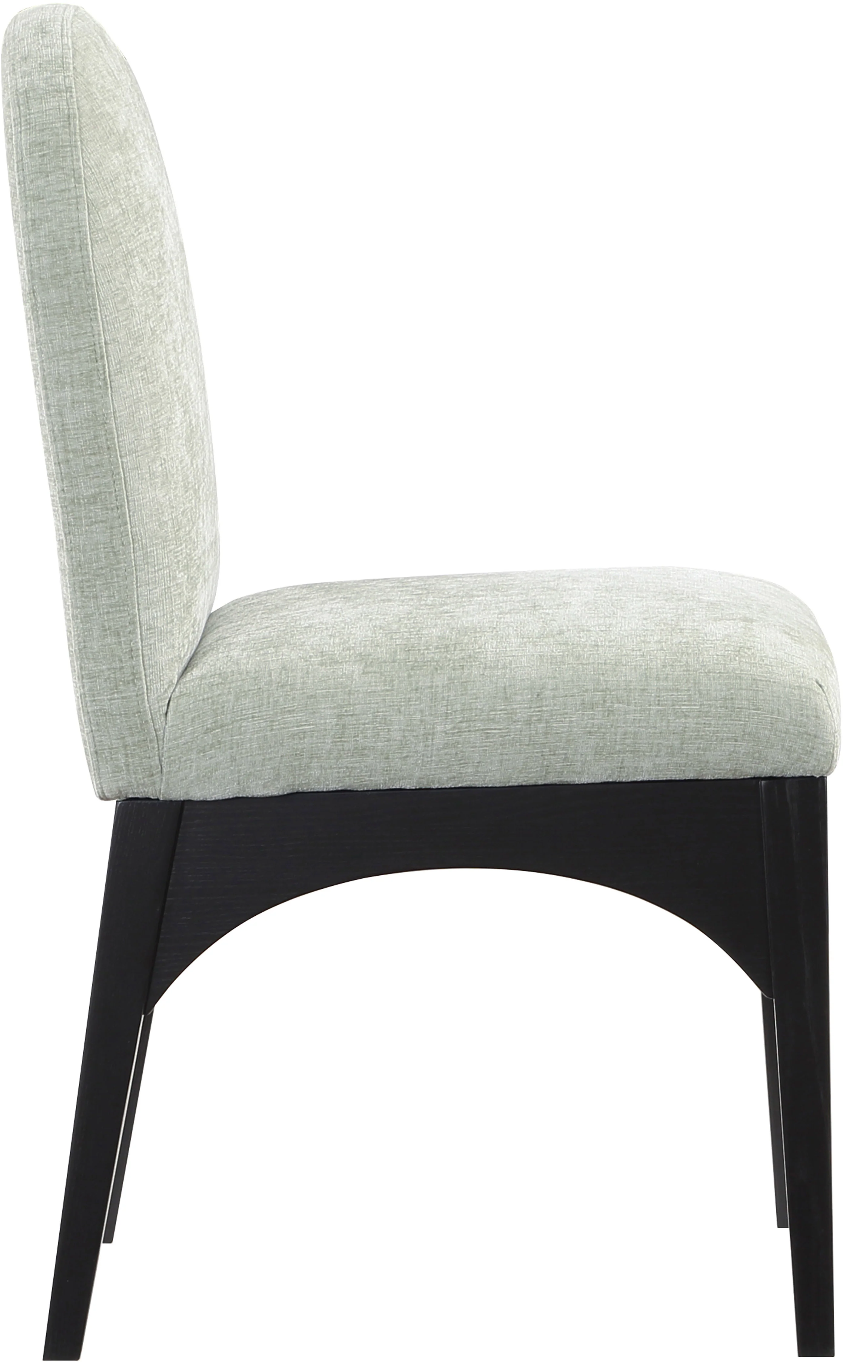 Brielle Mint Chenille Fabric Dining Chair SC - Image 15