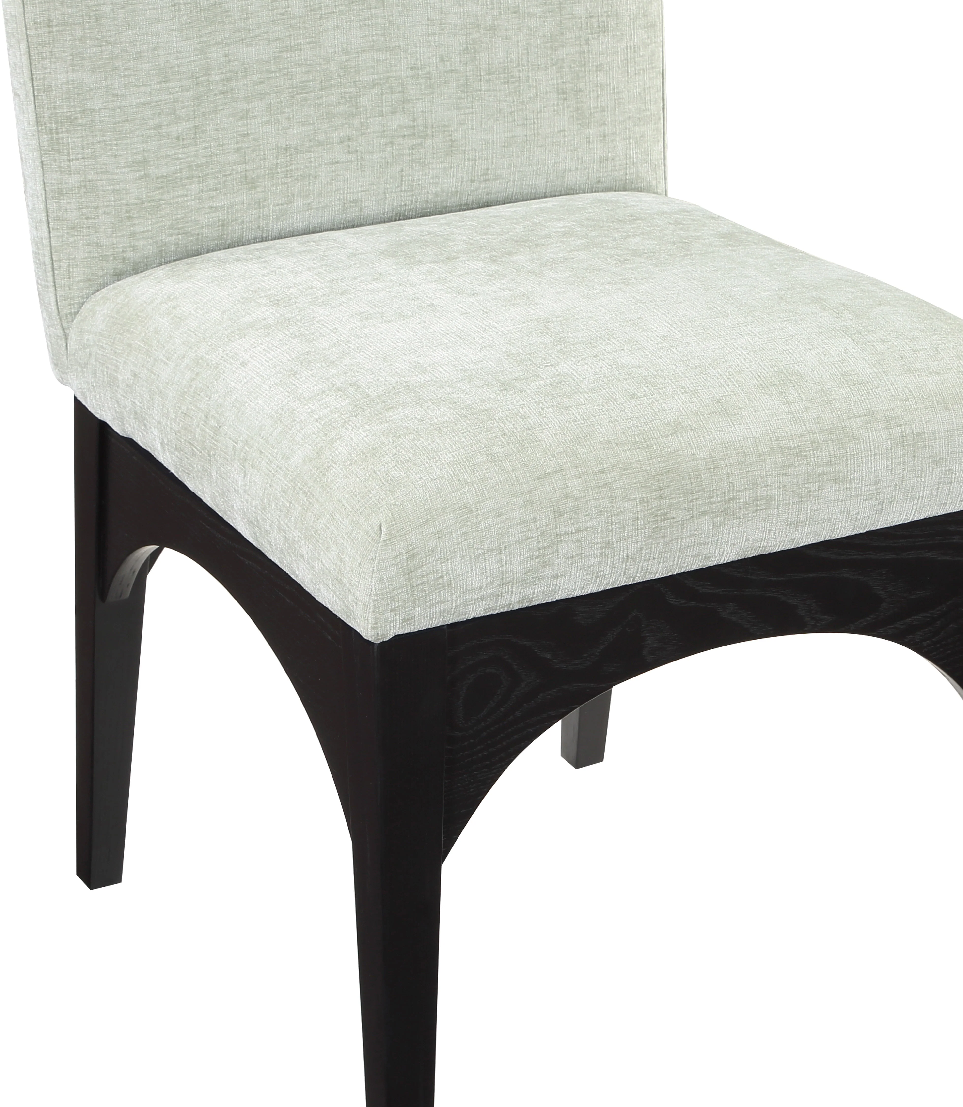 Brielle Mint Chenille Fabric Dining Chair SC - Image 16