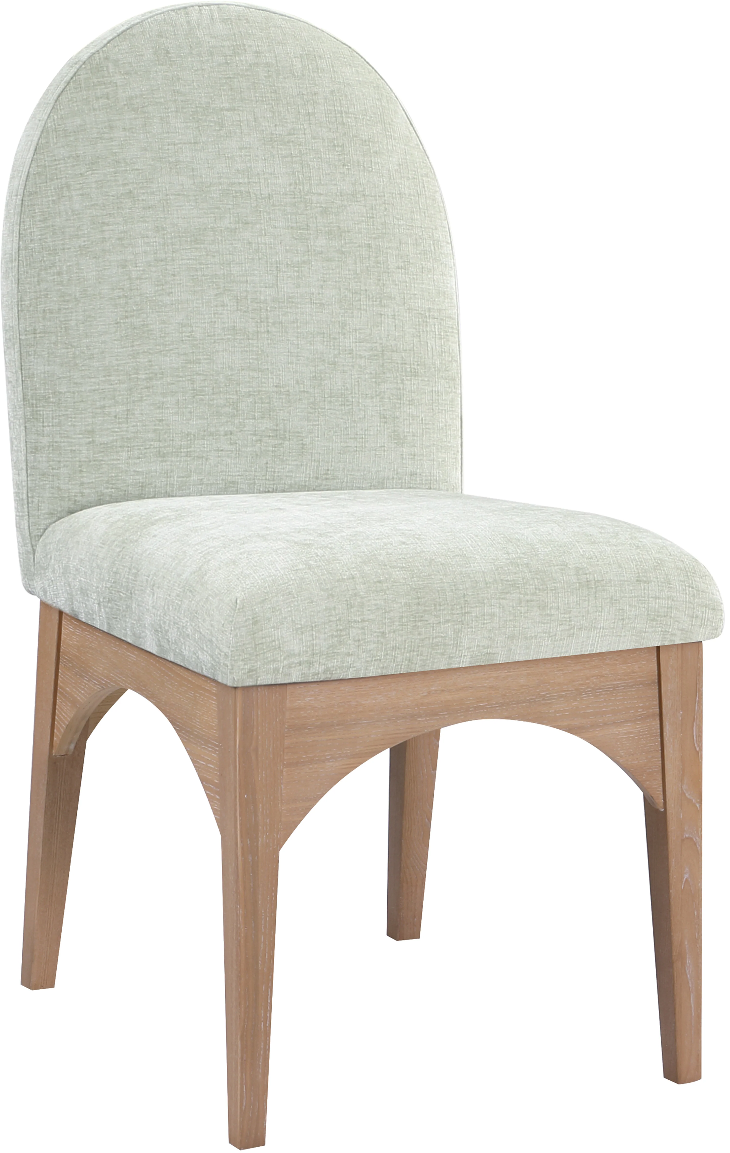 Brielle Mint Chenille Fabric Dining Chair SC - Image 3