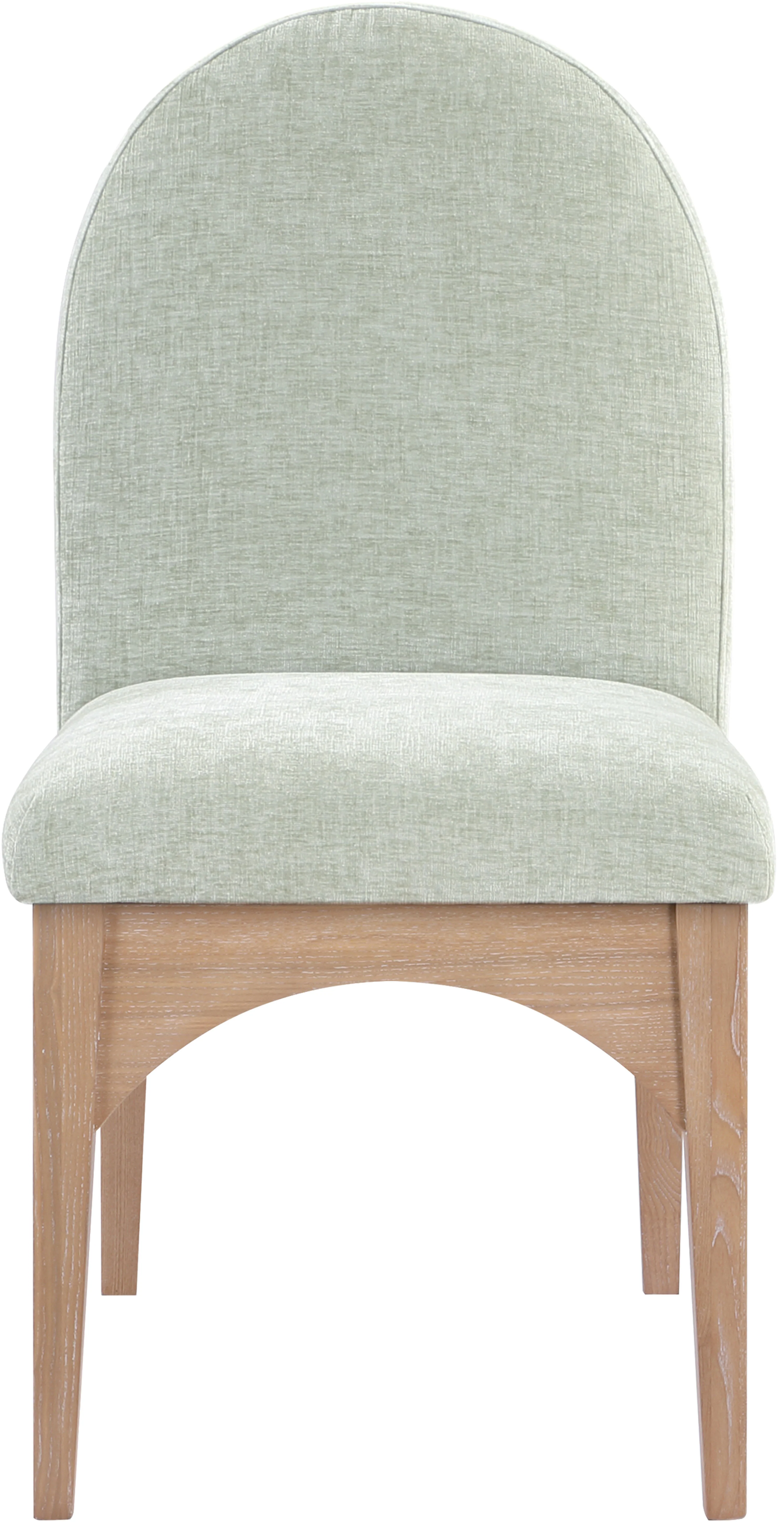 Brielle Mint Chenille Fabric Dining Chair SC - Image 4