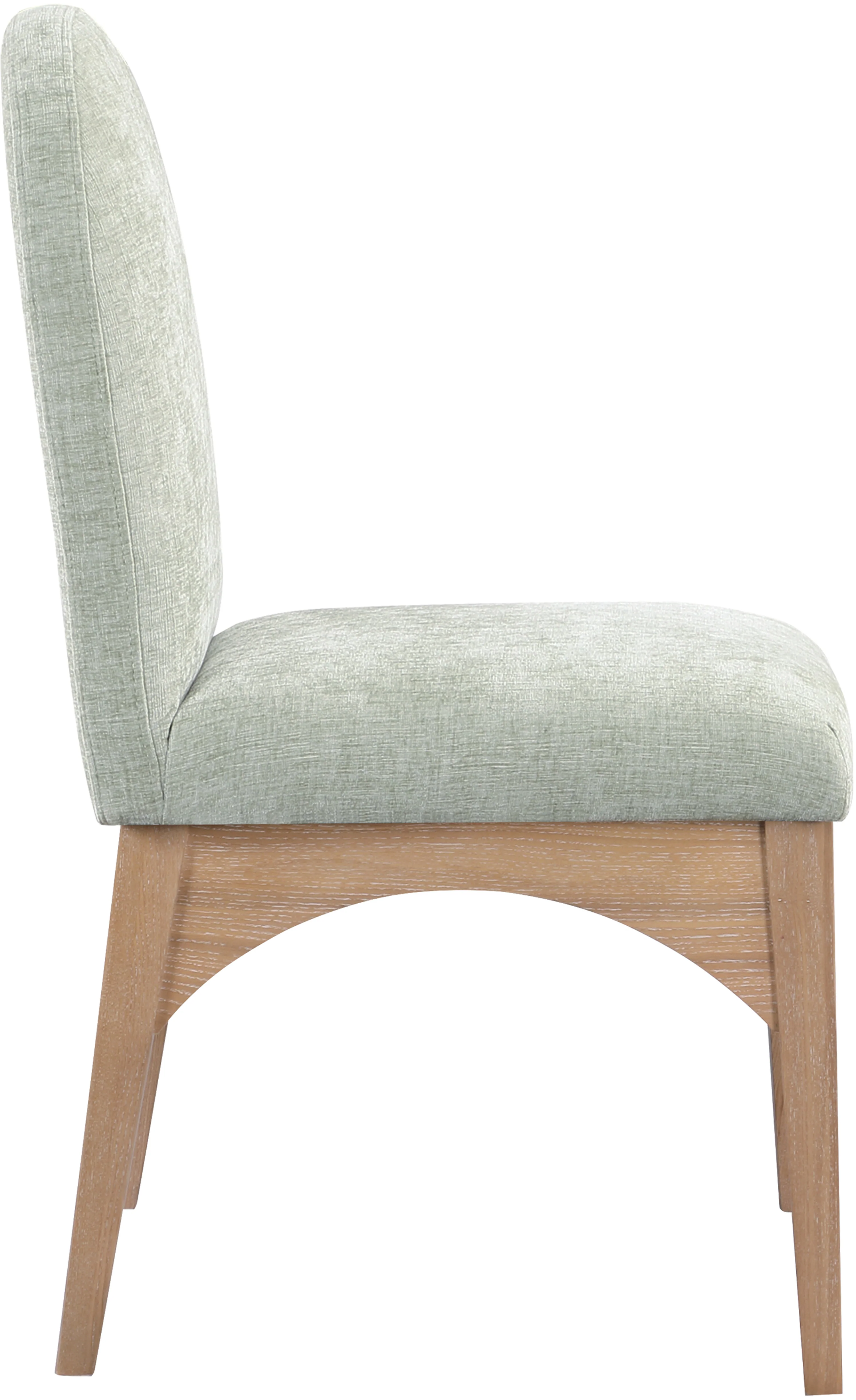 Brielle Mint Chenille Fabric Dining Chair SC - Image 5