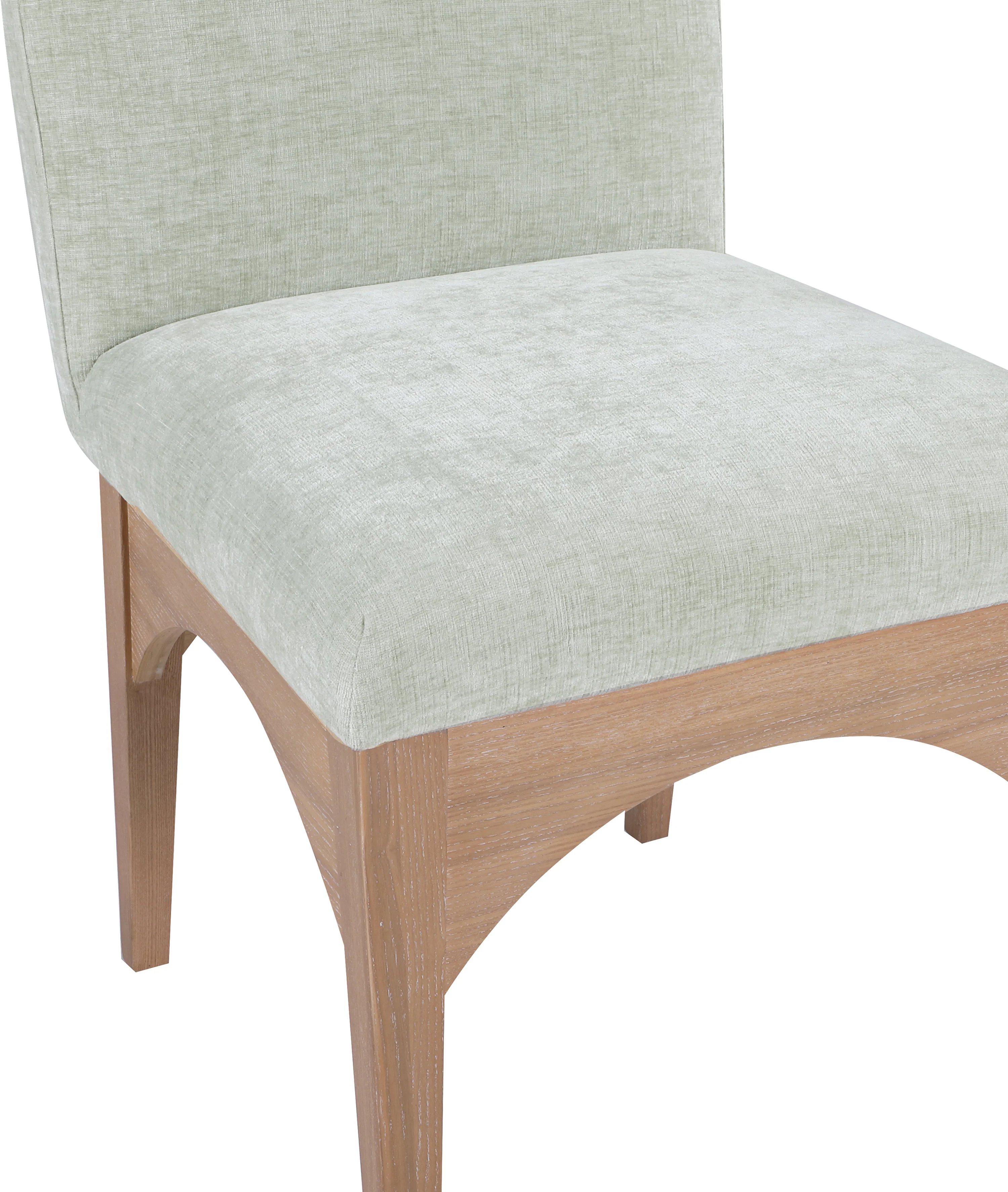 Brielle Mint Chenille Fabric Dining Chair SC - Image 7