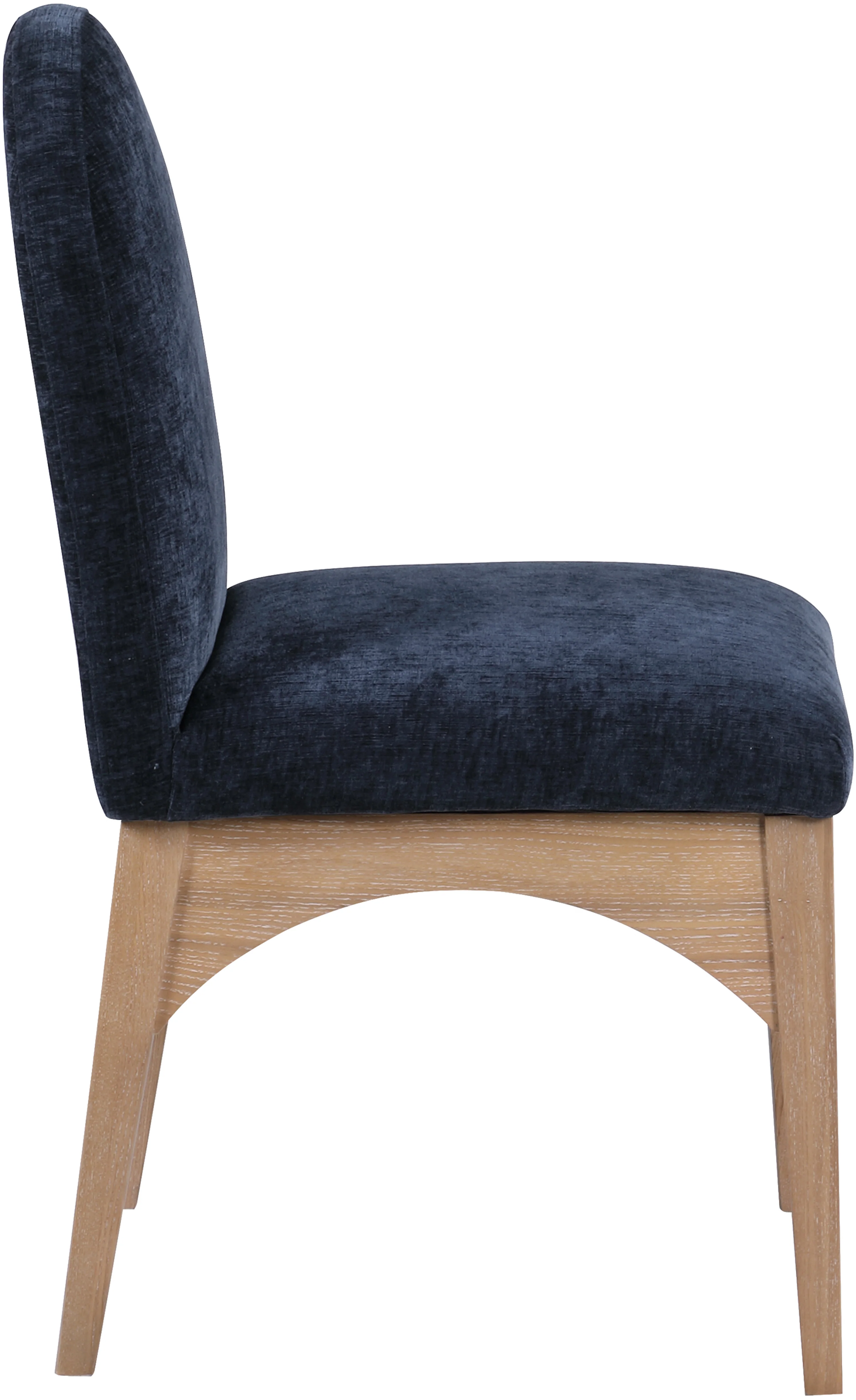 Brielle Navy Chenille Fabric Dining Chair SC - Image 5