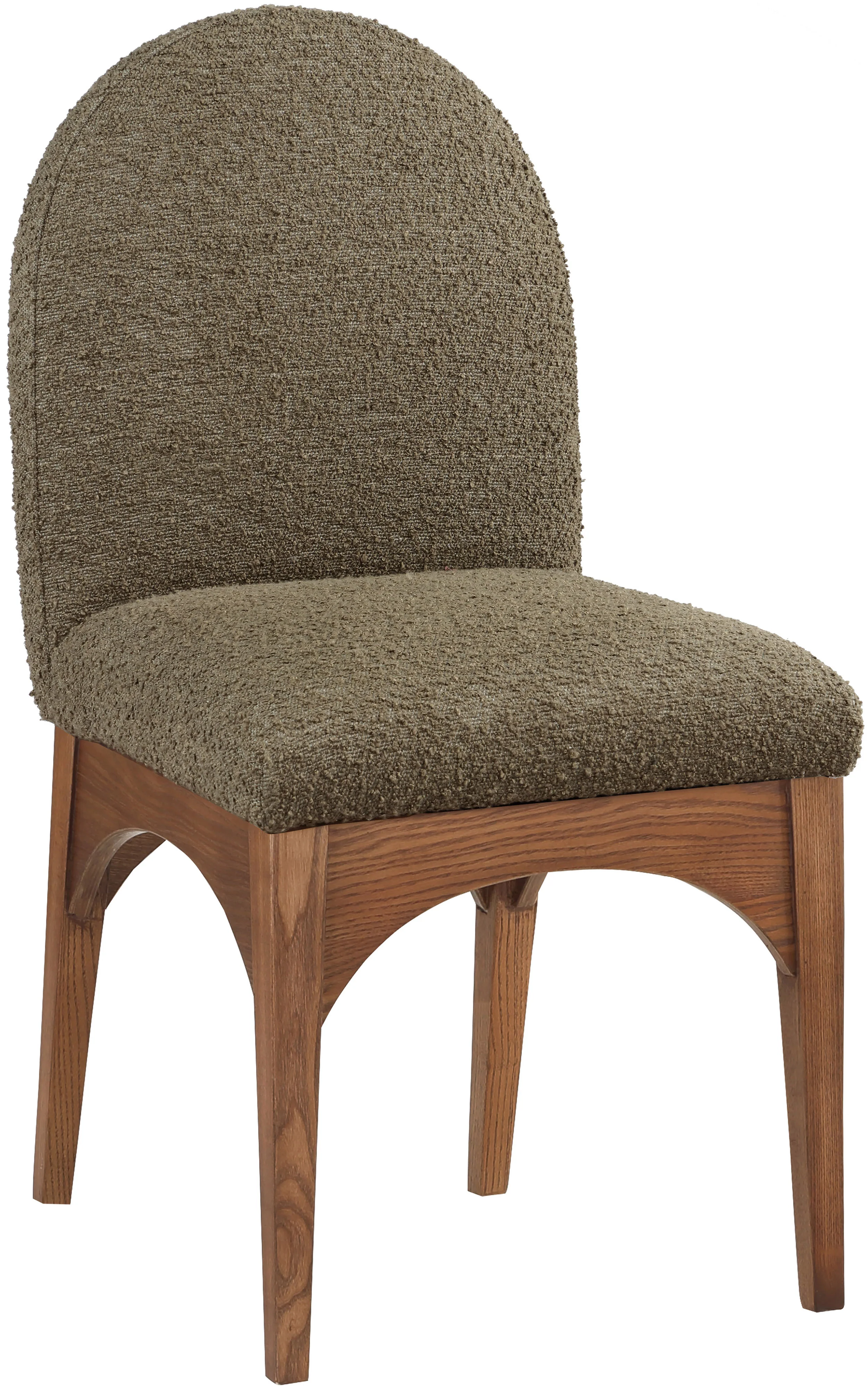 Brielle Olive Boucle Fabric Dining Chair SC - Image 13