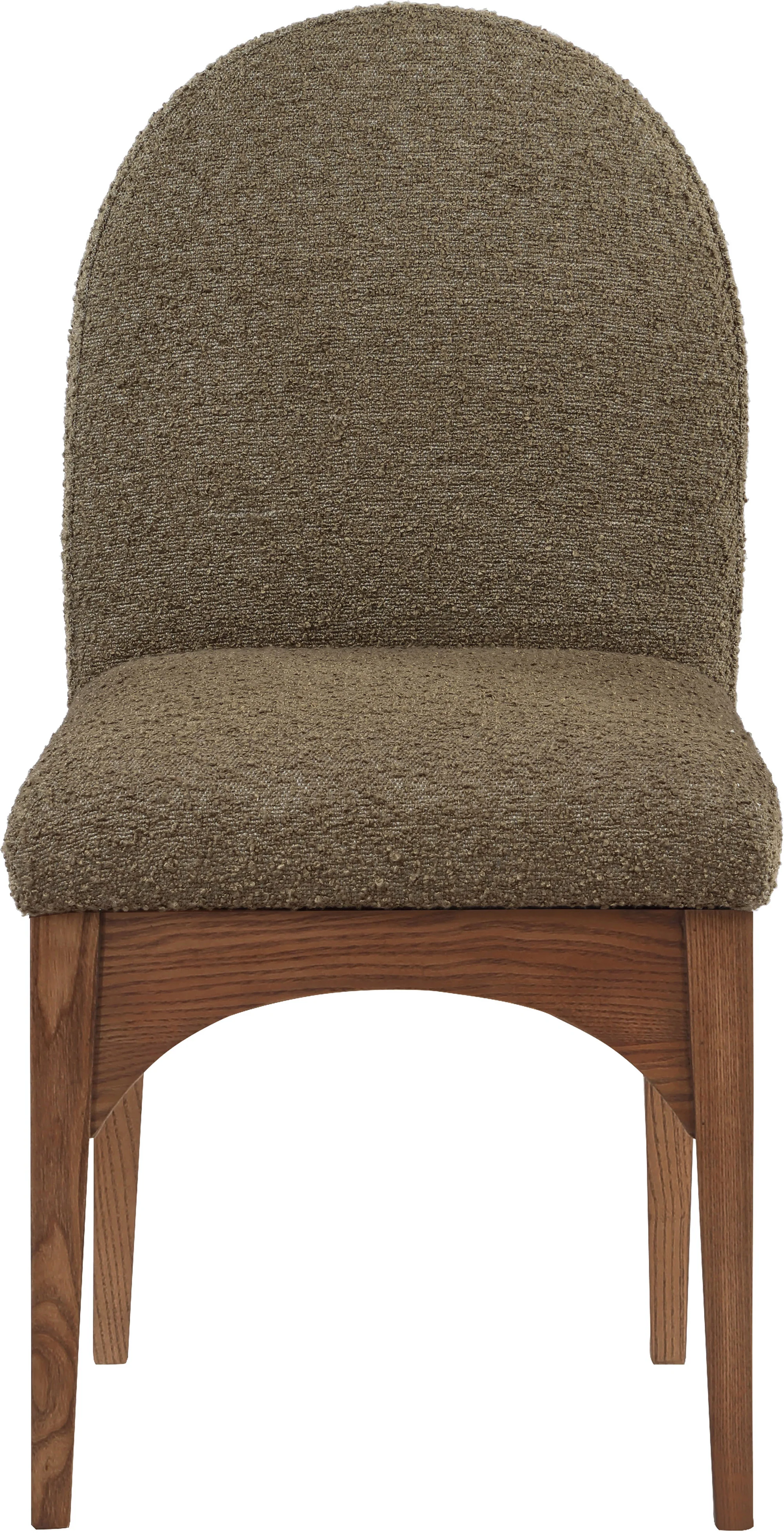 Brielle Olive Boucle Fabric Dining Chair SC - Image 14