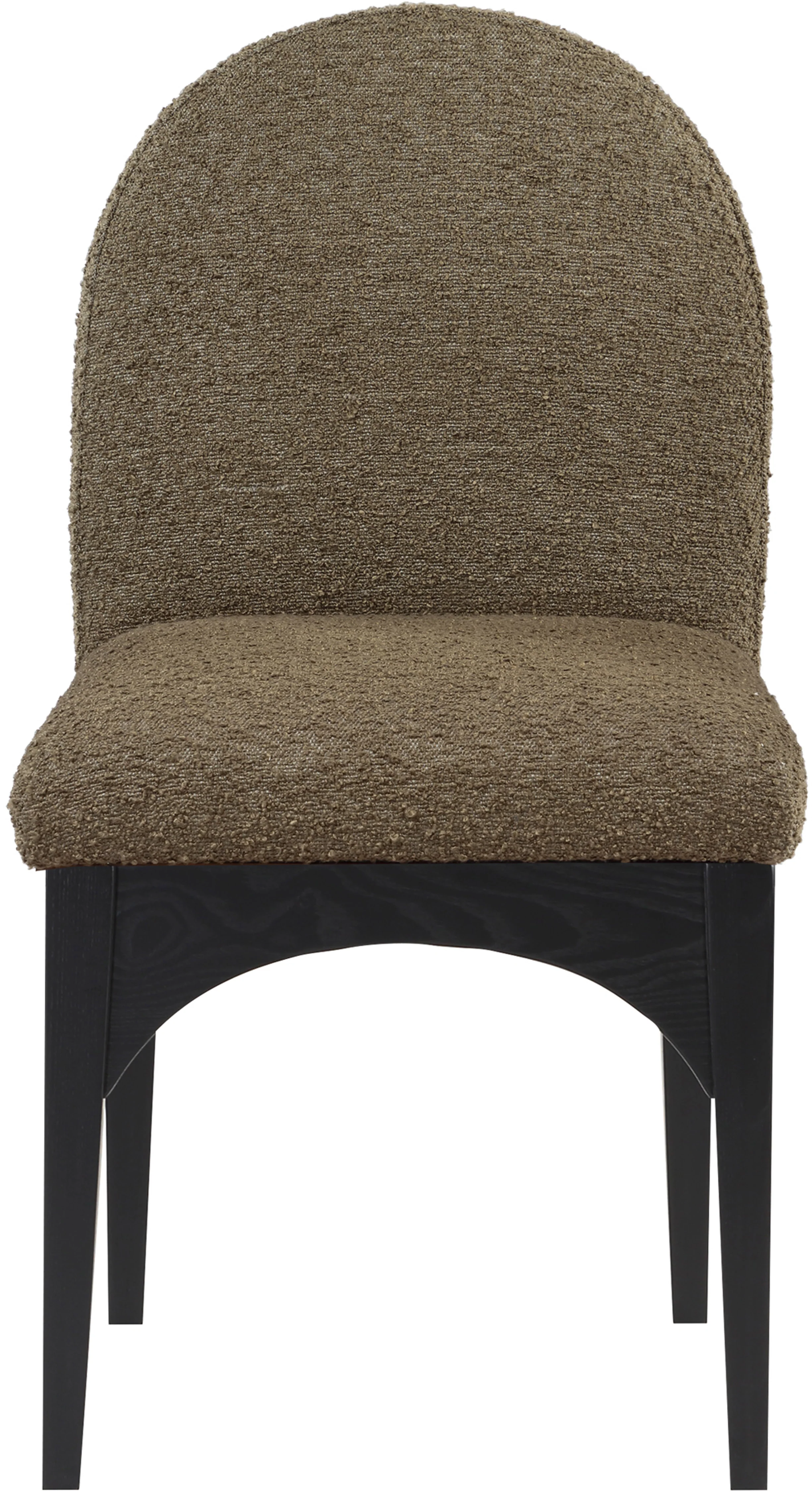 Brielle Olive Boucle Fabric Dining Chair SC - Image 4