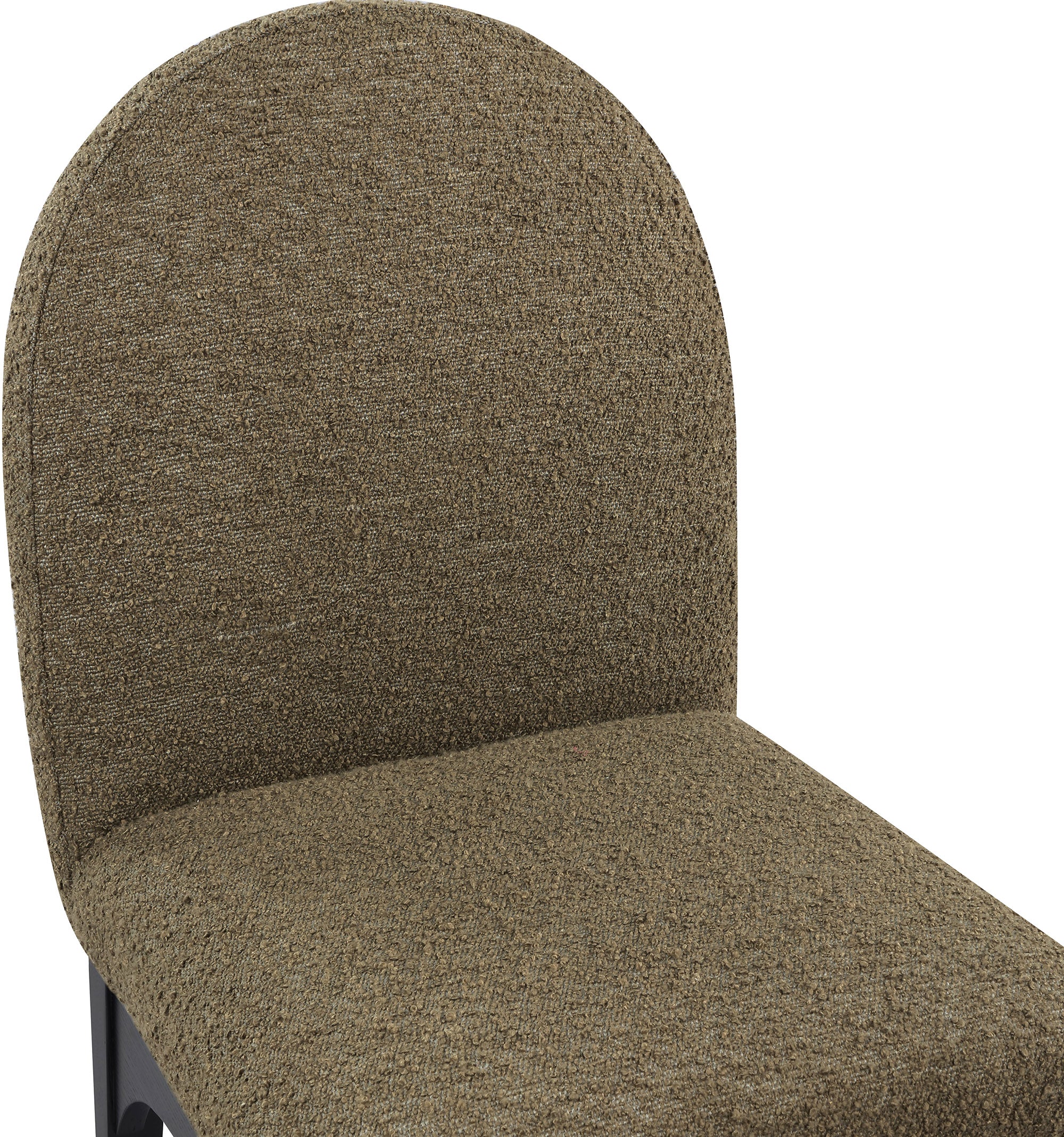 Brielle Olive Boucle Fabric Dining Chair SC - Image 7