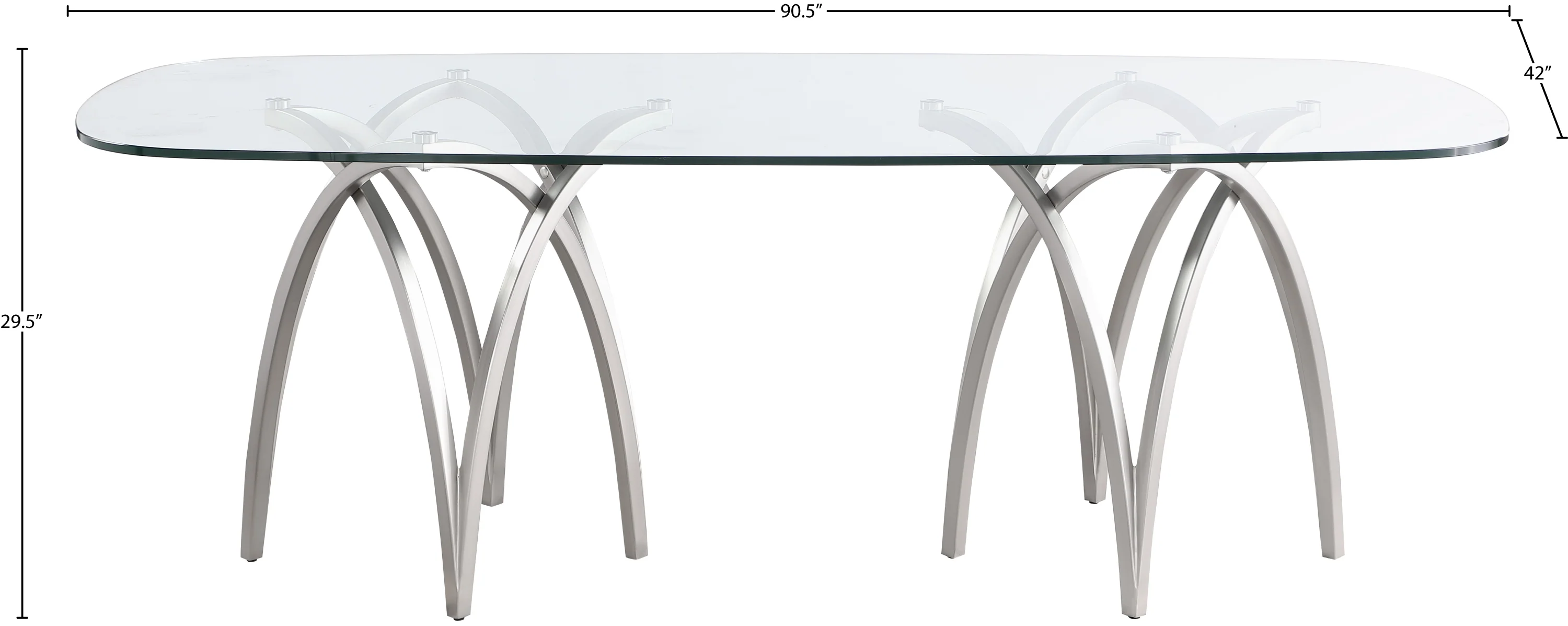 Kenzi Silver Dining Table T - Image 6