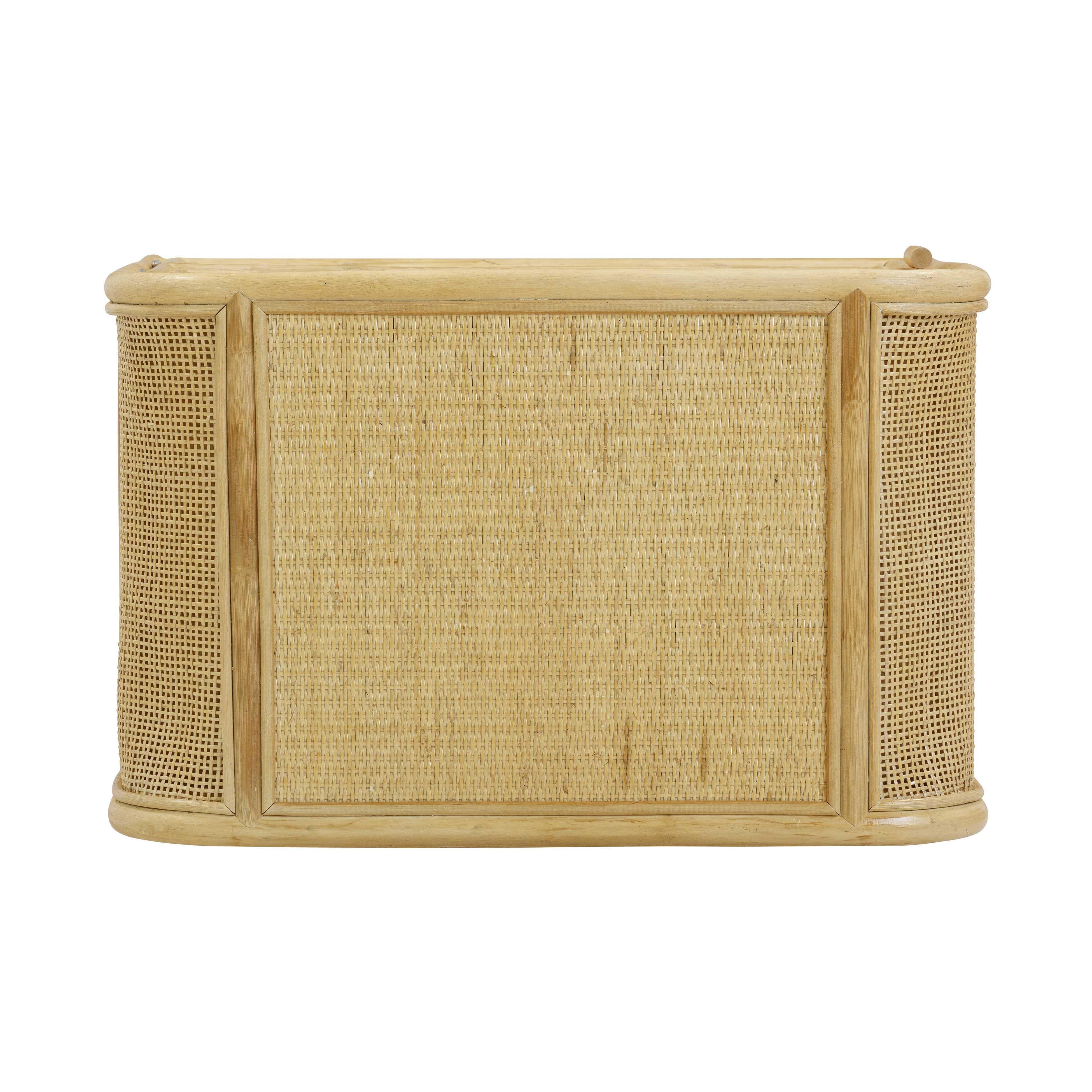 Leaf Natural Rattan Nightstand - Image 4