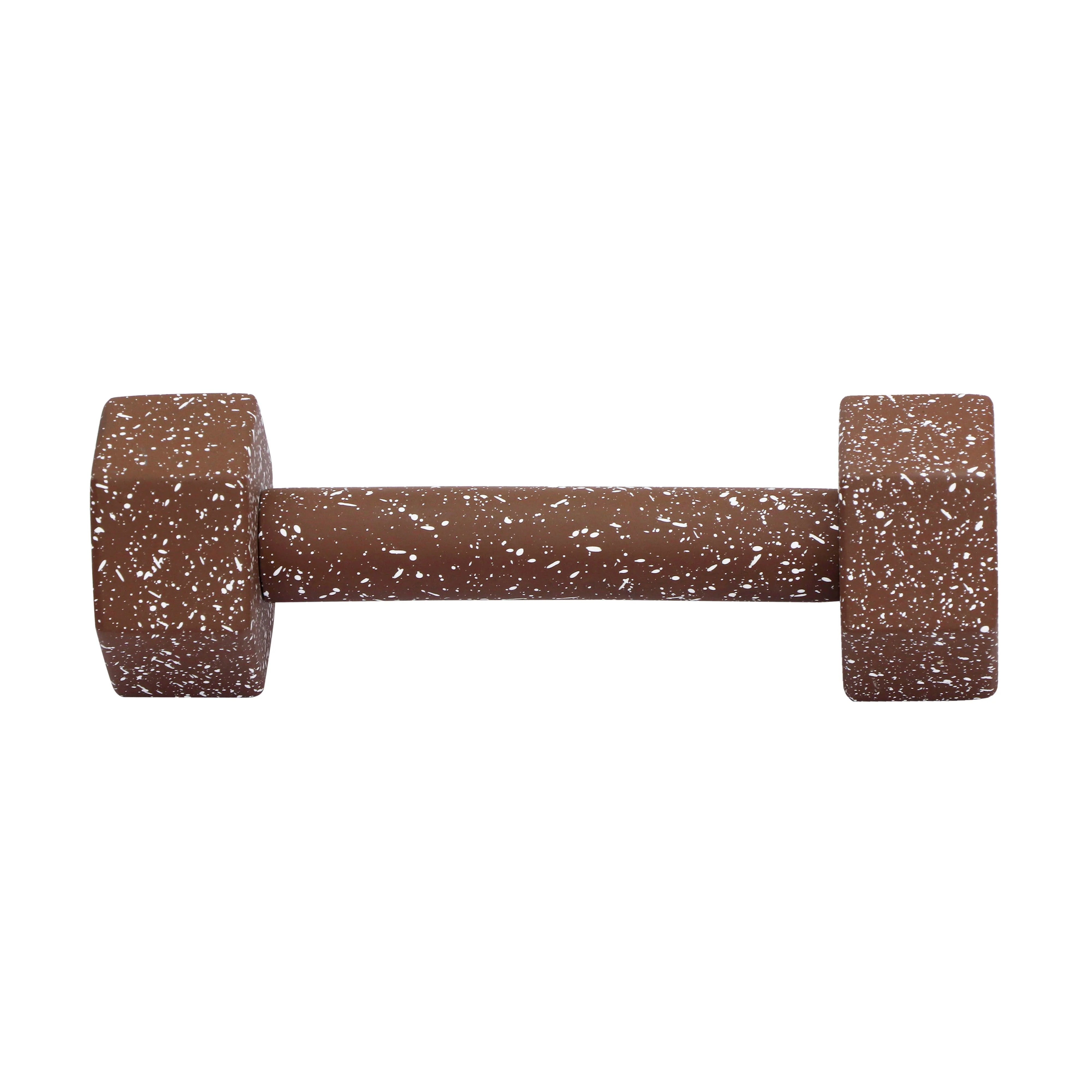 Manu Speckled Brick Red Decorative Barbell - Image 3