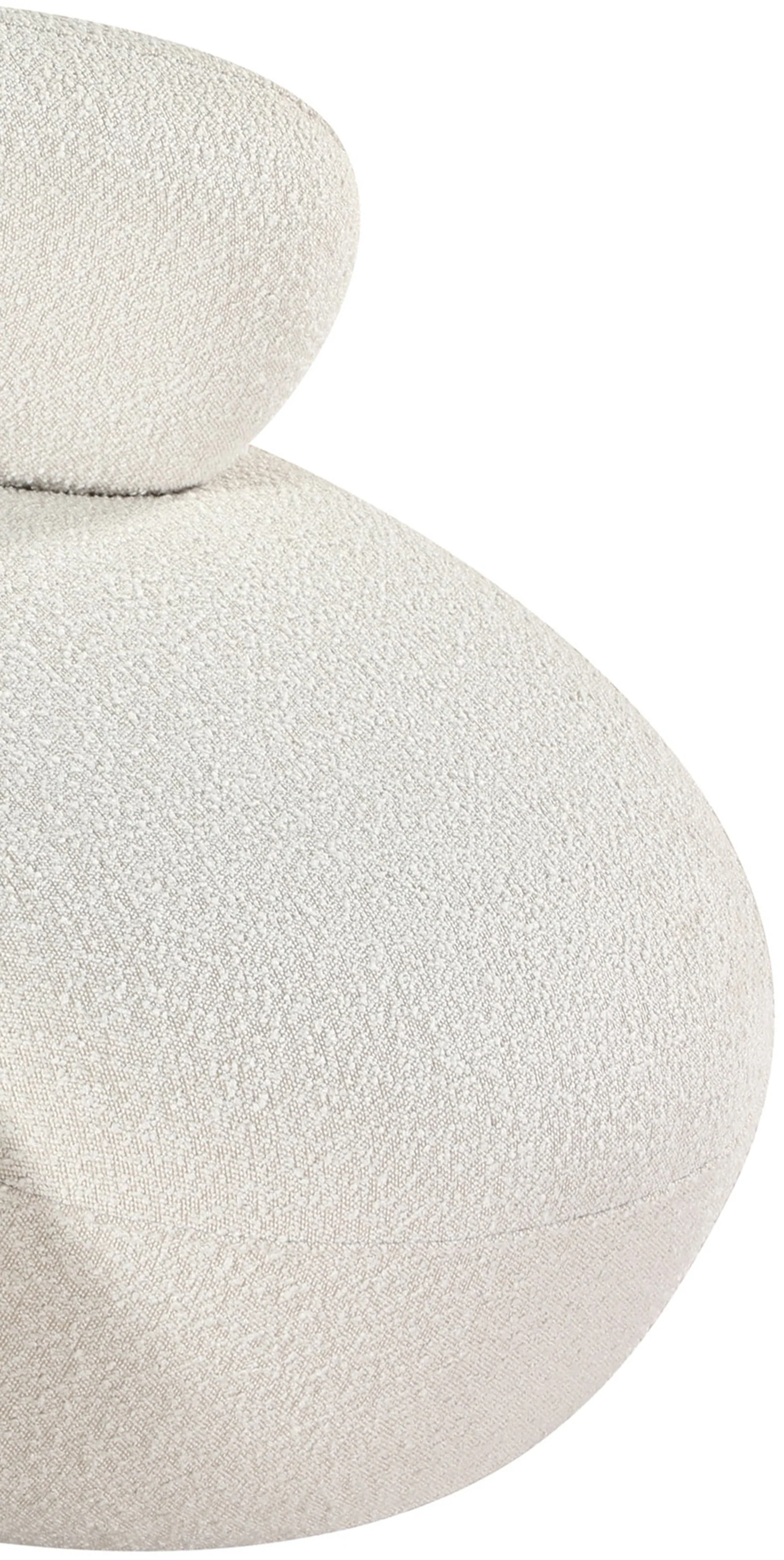 Milan Cream Boucle Fabric Chair C - Image 14