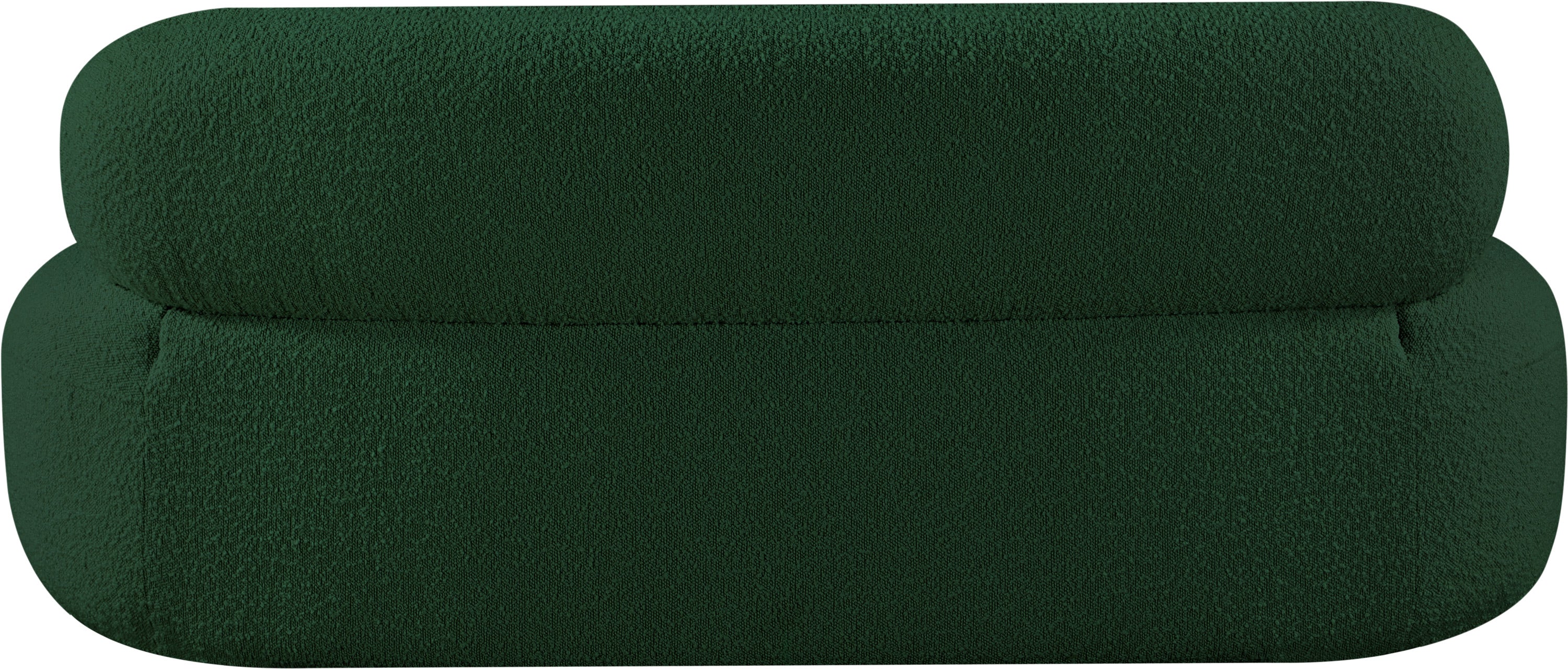 Milan Green Boucle Fabric Loveseat L - Image 3