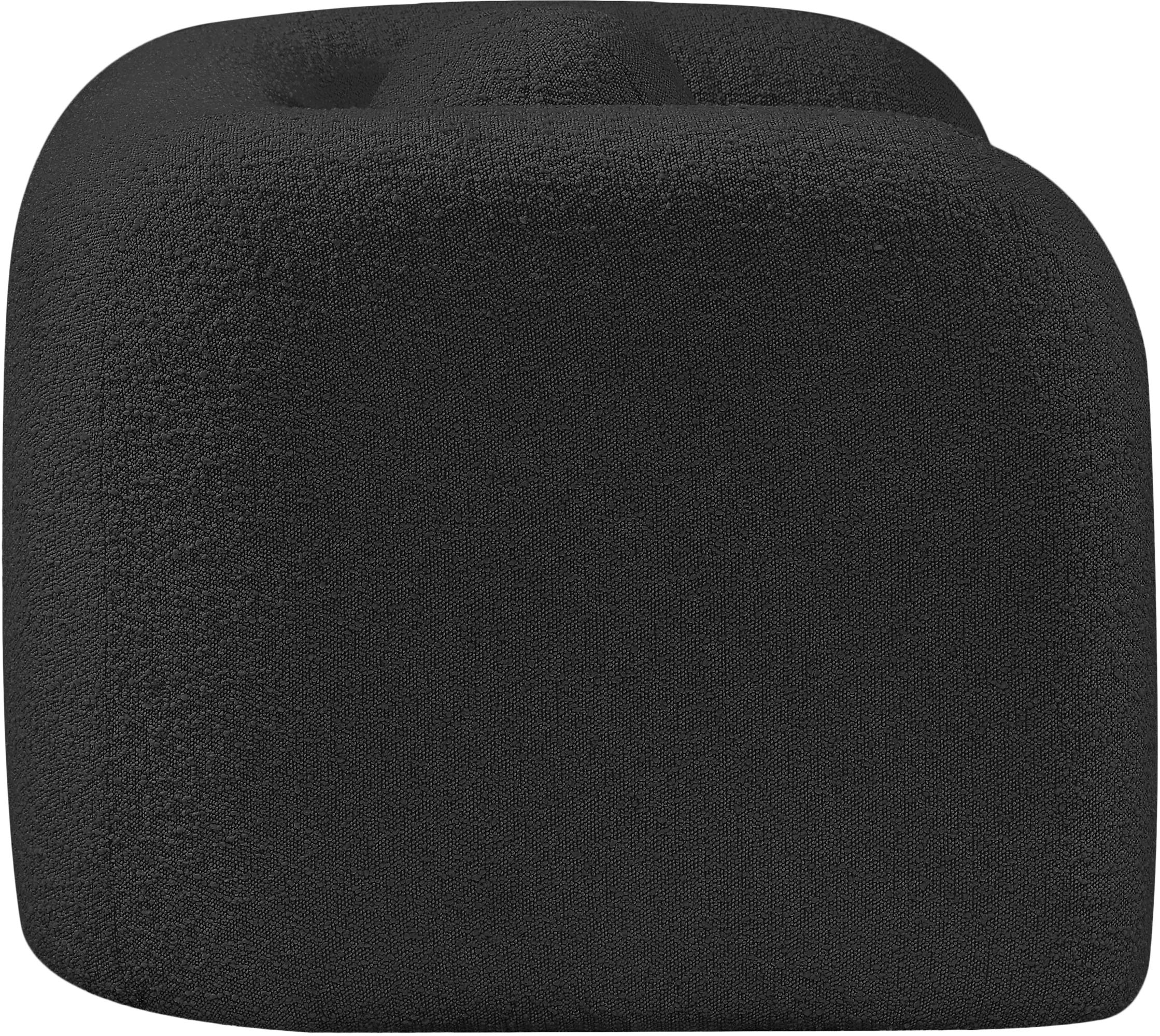 Milo Black Boucle Fabric Chair C - Image 6