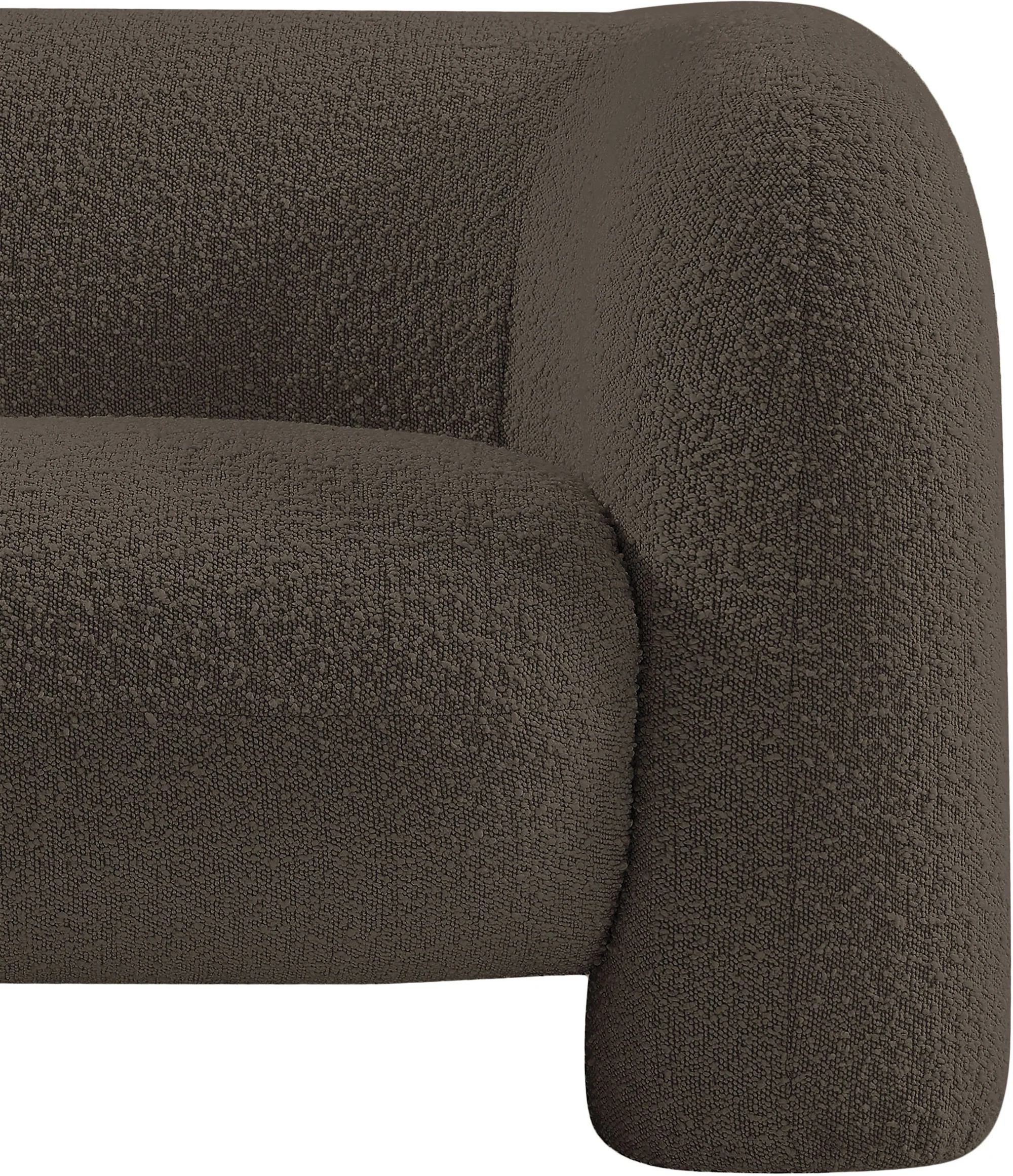 Milo Brown Boucle Fabric Chair C - Image 10