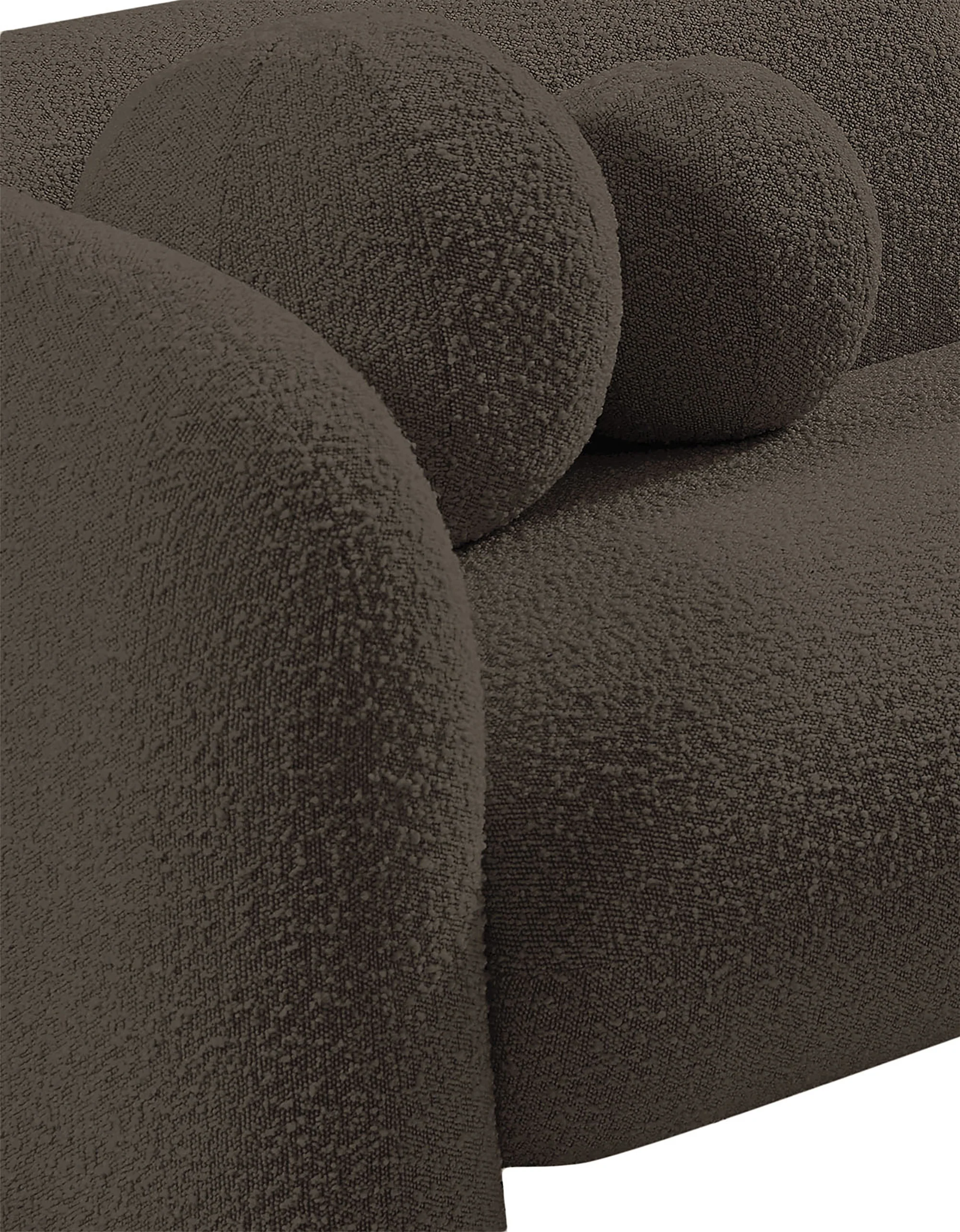 Milo Brown Boucle Fabric Chair C - Image 12