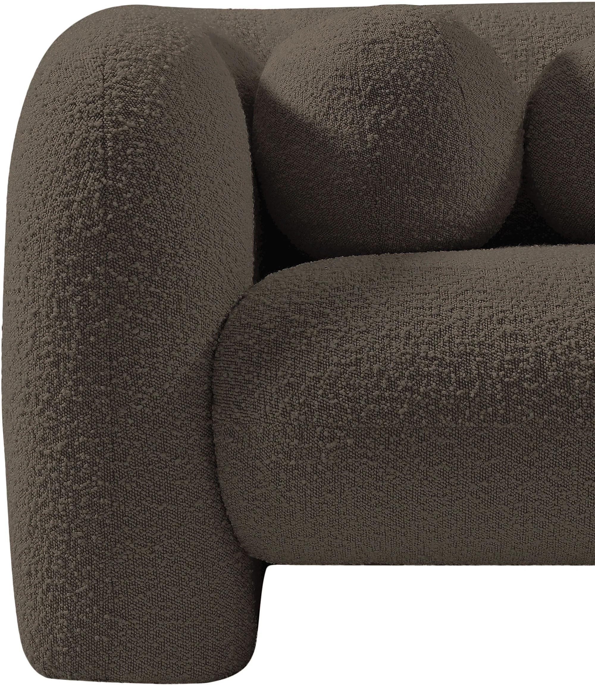 Milo Brown Boucle Fabric Chair C - Image 13