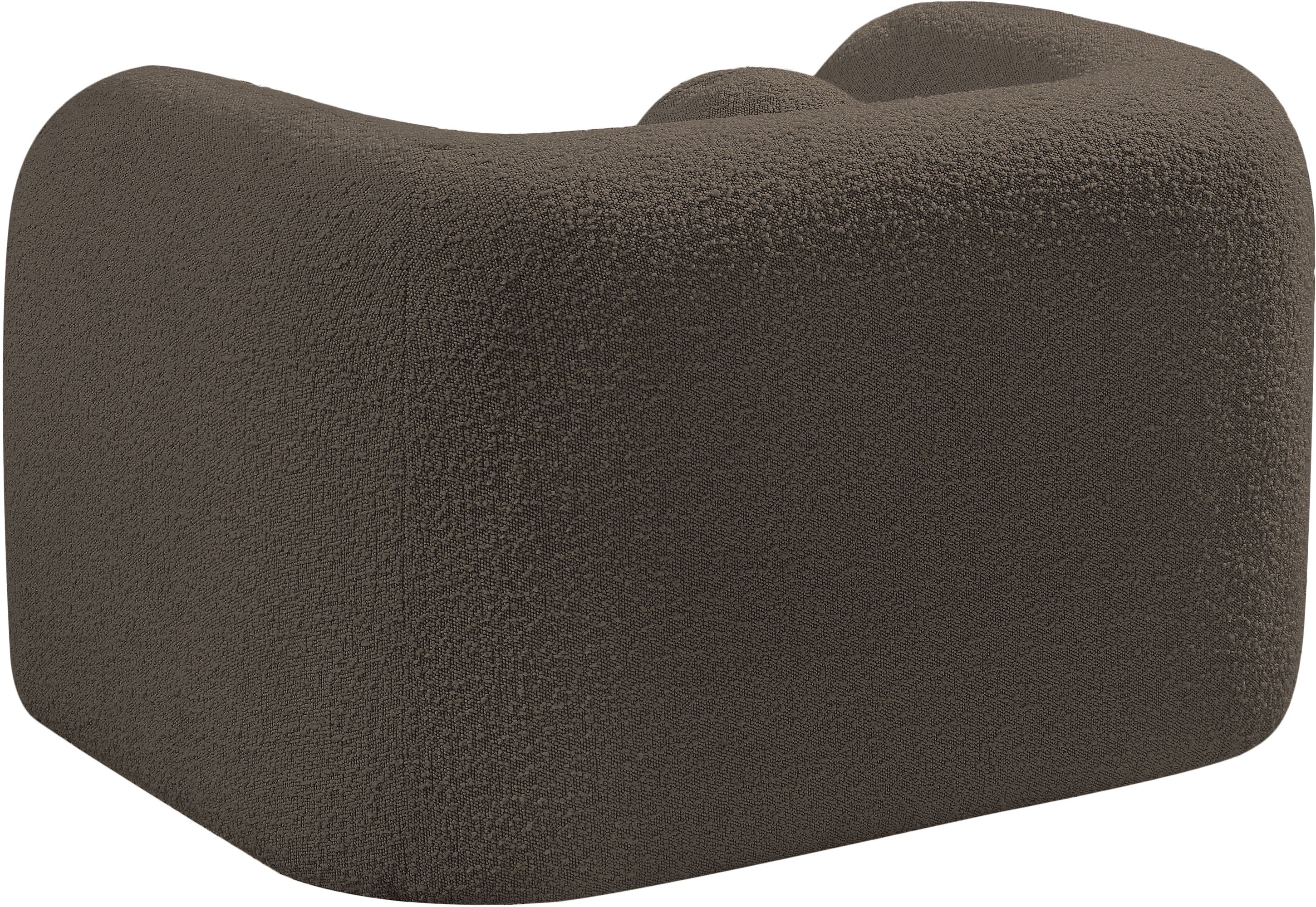 Milo Brown Boucle Fabric Chair C - Image 7